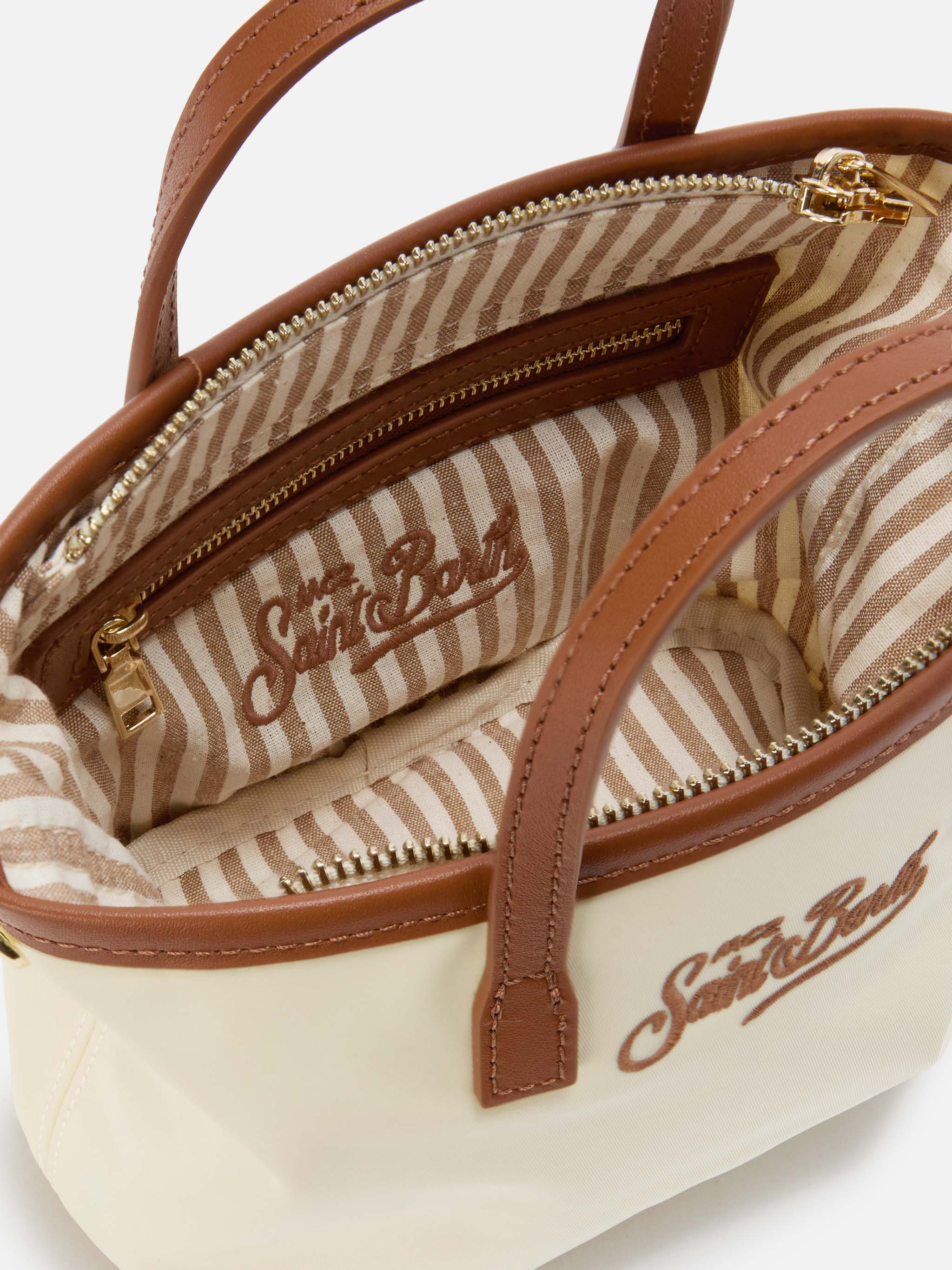 Borsa City mini in nylon bianca - Image 5
