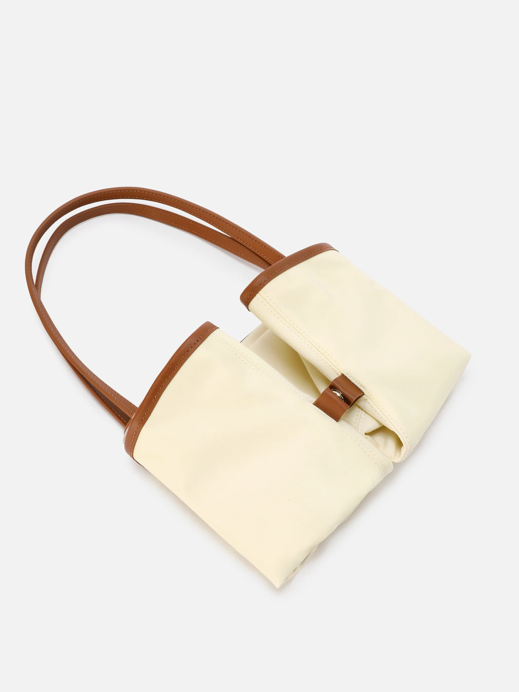 Borsa City regular bianca in nylon - Image 6