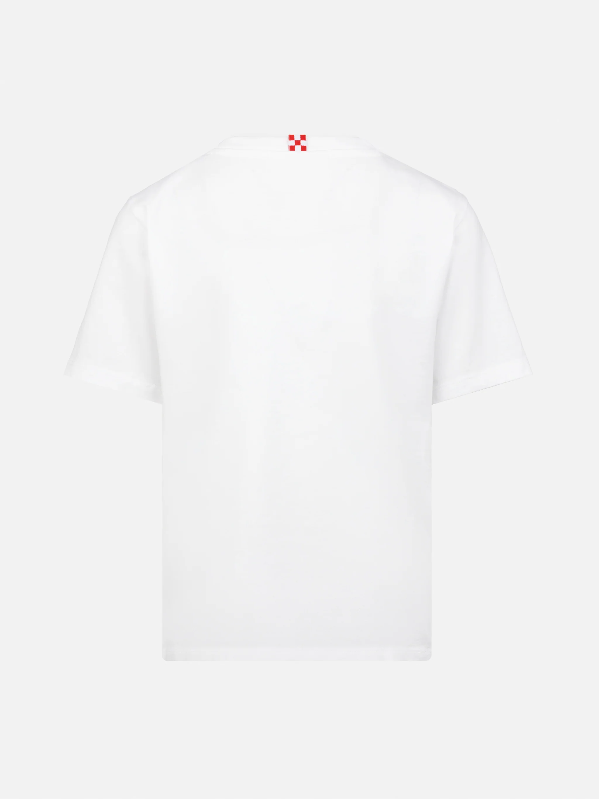 T-shirt Dover in jersey di cotone bianco con ricamo St. Barth - Image 3