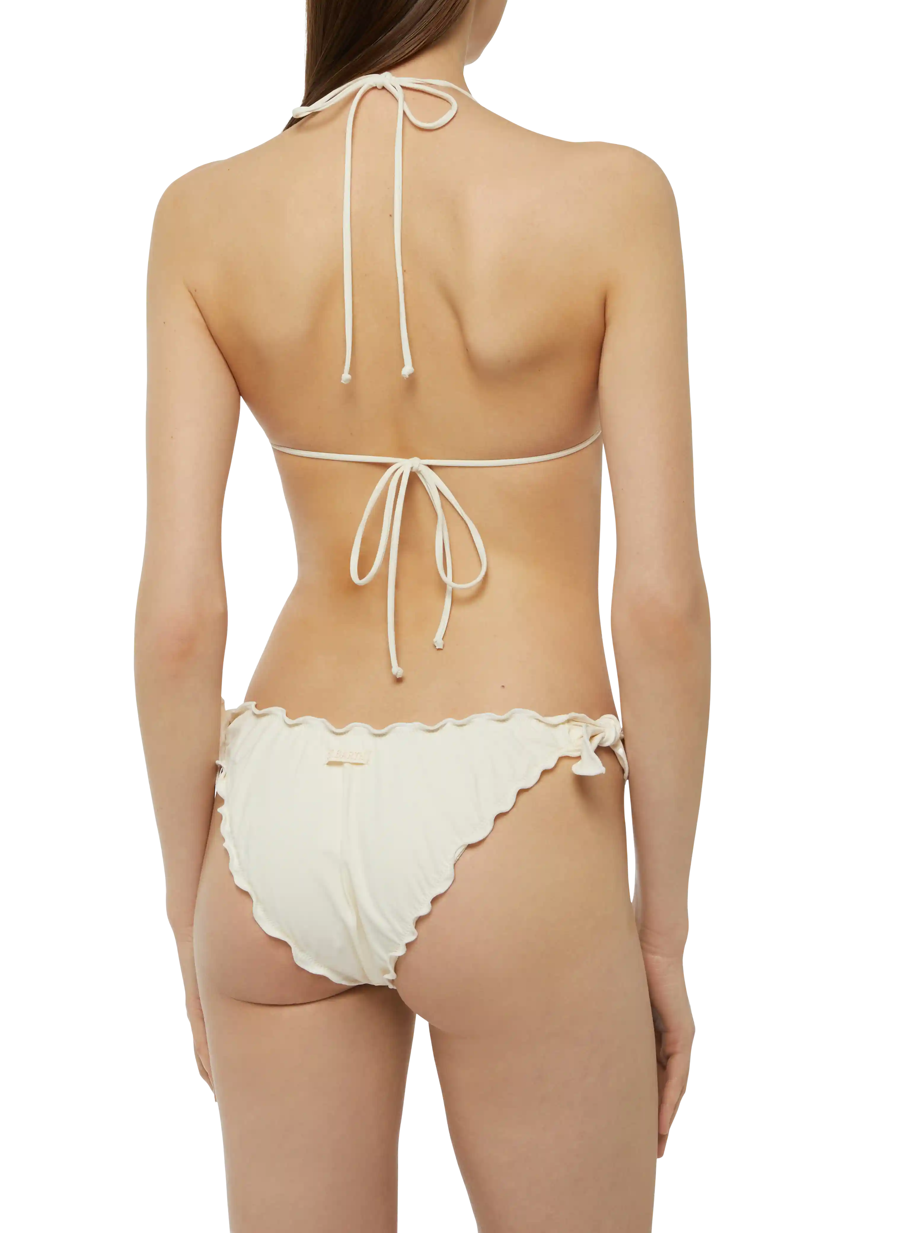 Bikini a triangolo classico Sagittarius Moon bianco crema - Image 4