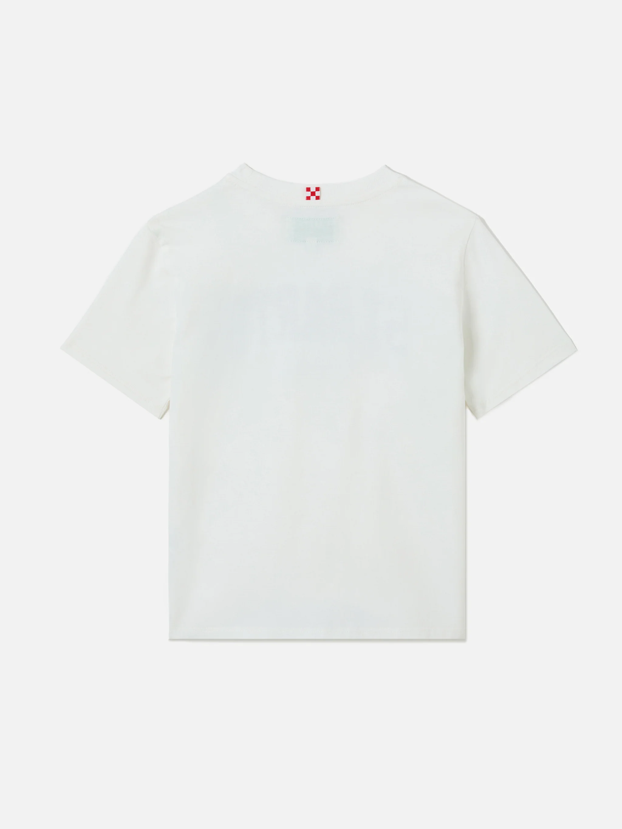 T-shirt Denver Jr in puro cotone bianco con stampa Sport Club - Image 3