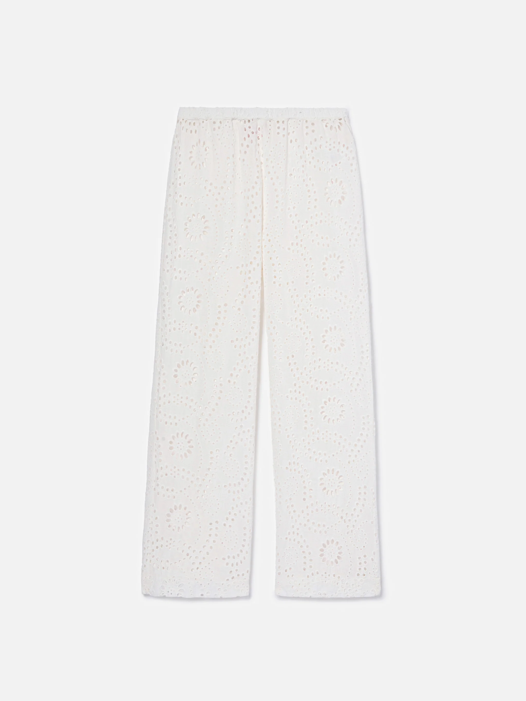 Pantaloni Inez in sangallo bianco - Image 5