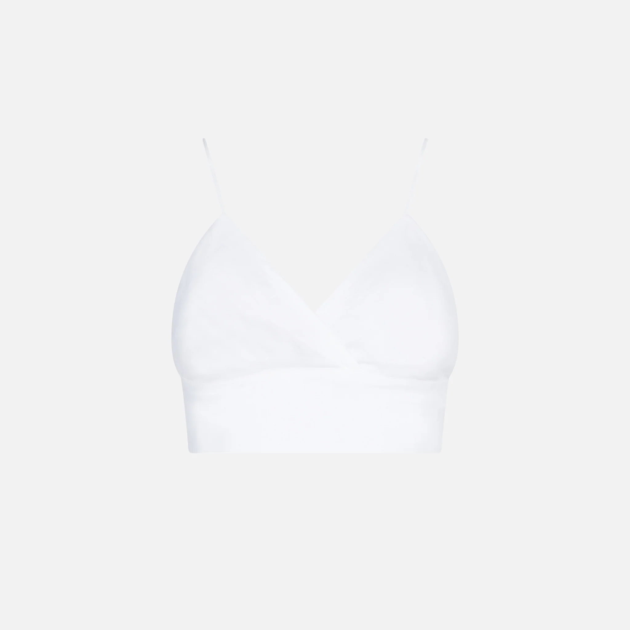 Top a bralette in lino bianco - Image 4