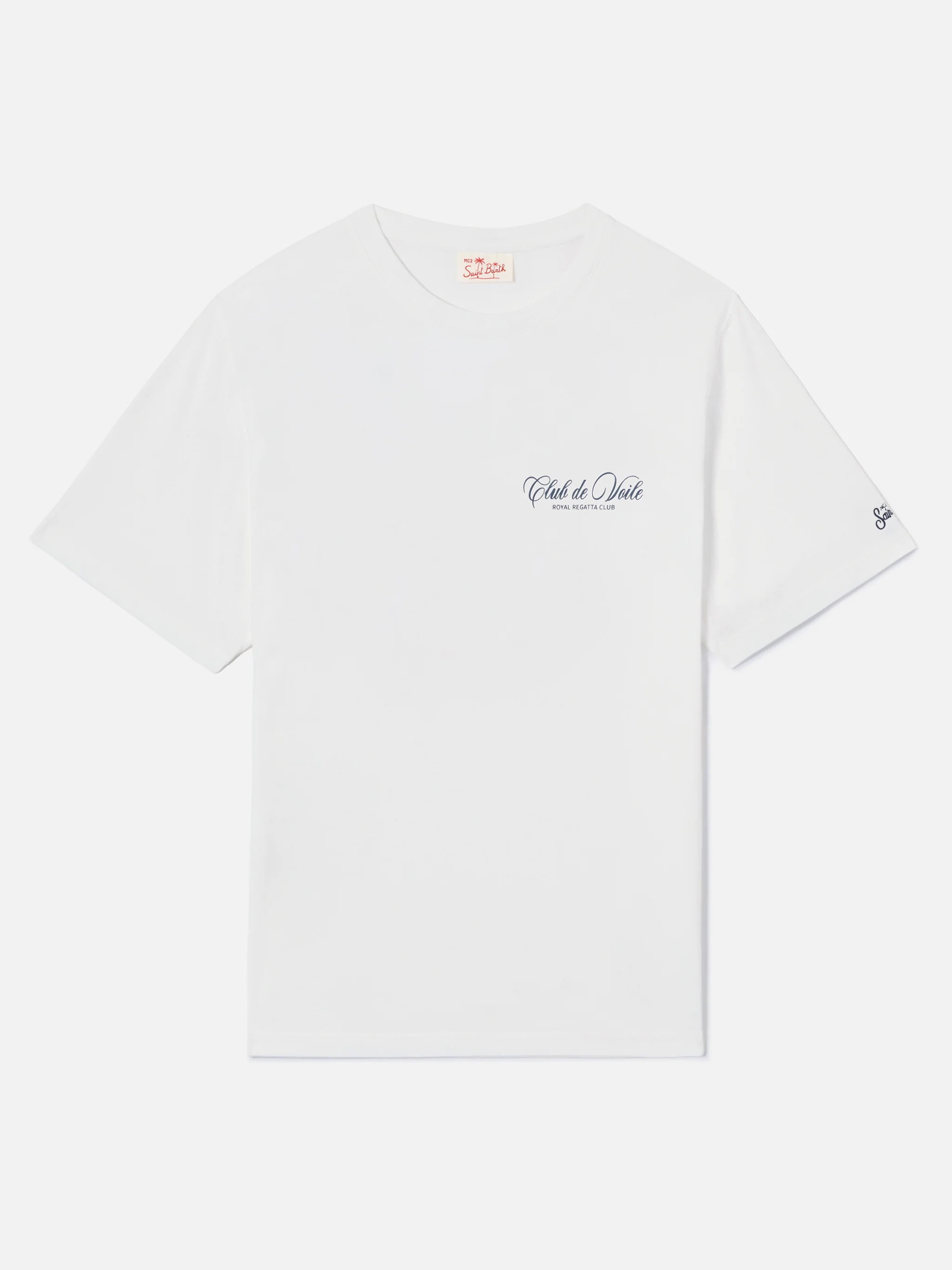 T-shirt Portland bianca con stampa Club de Voile - Image 2
