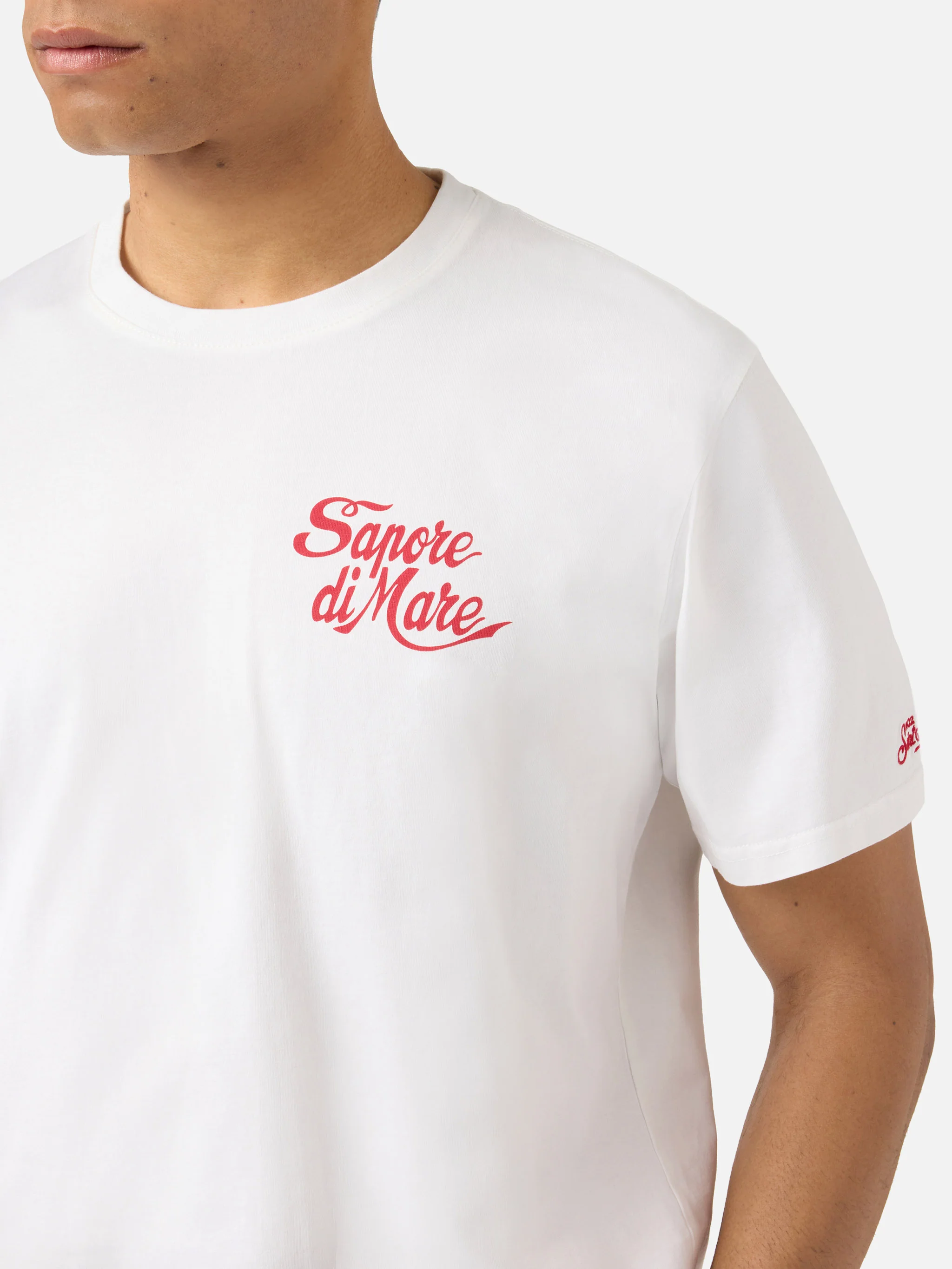 T-shirt Portland bianca con stampa Sapore di Mare | Edizione Speciale - Image 2