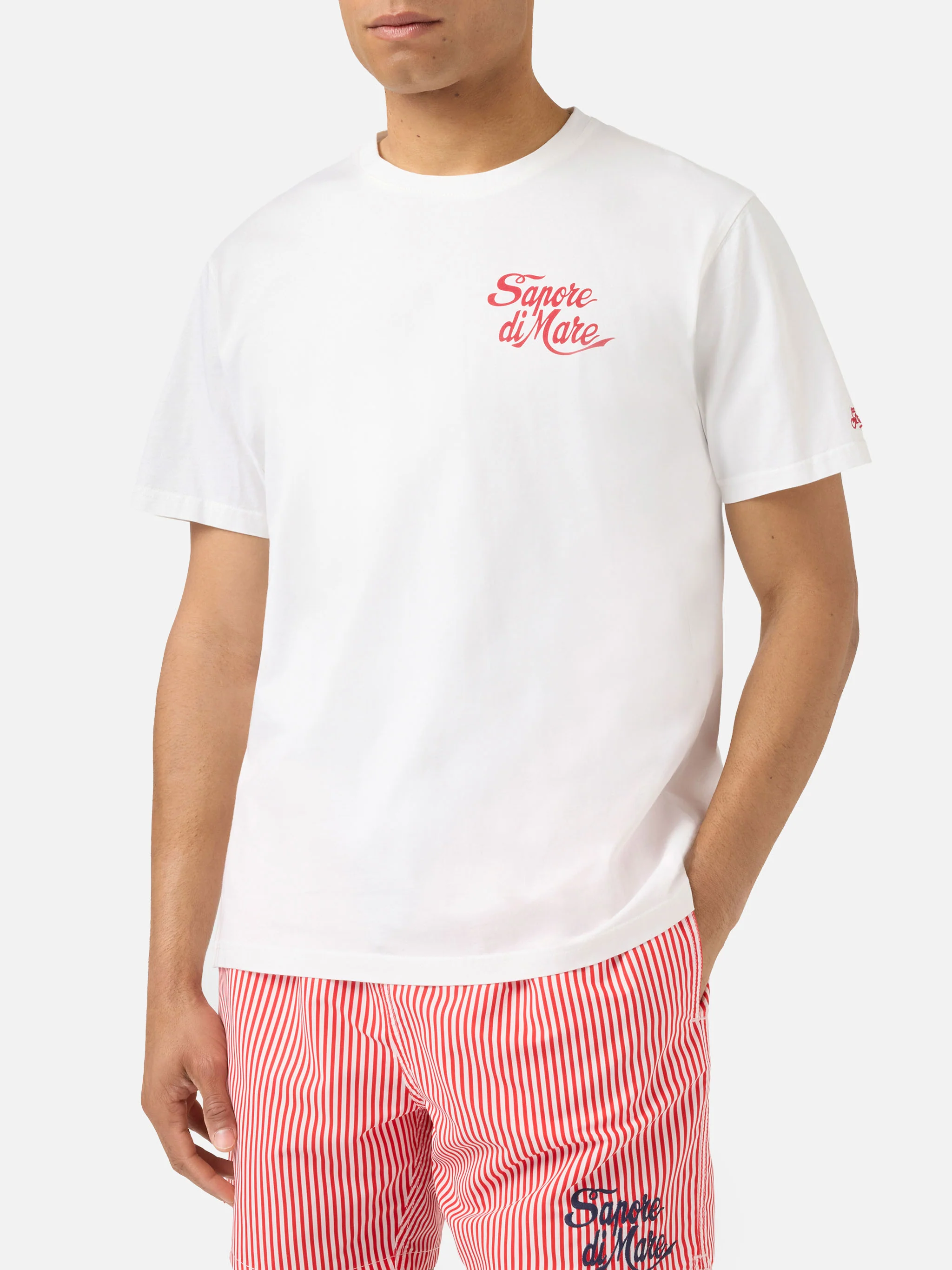 T-shirt Portland bianca con stampa Sapore di Mare | Edizione Speciale - Image 3