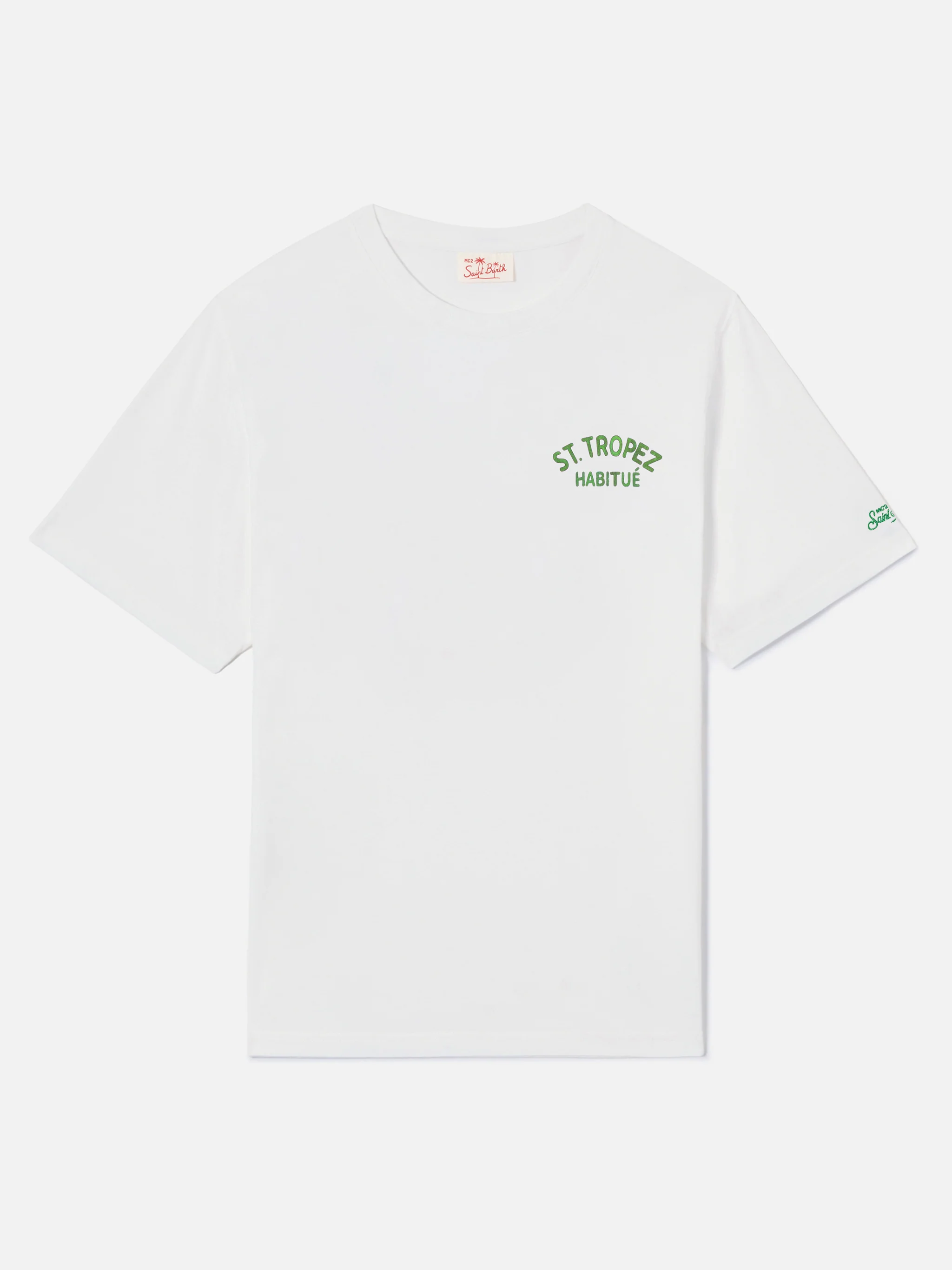 T-shirt Portland bianca con stampa St. Tropez Habitué | Special Edition - Image 2