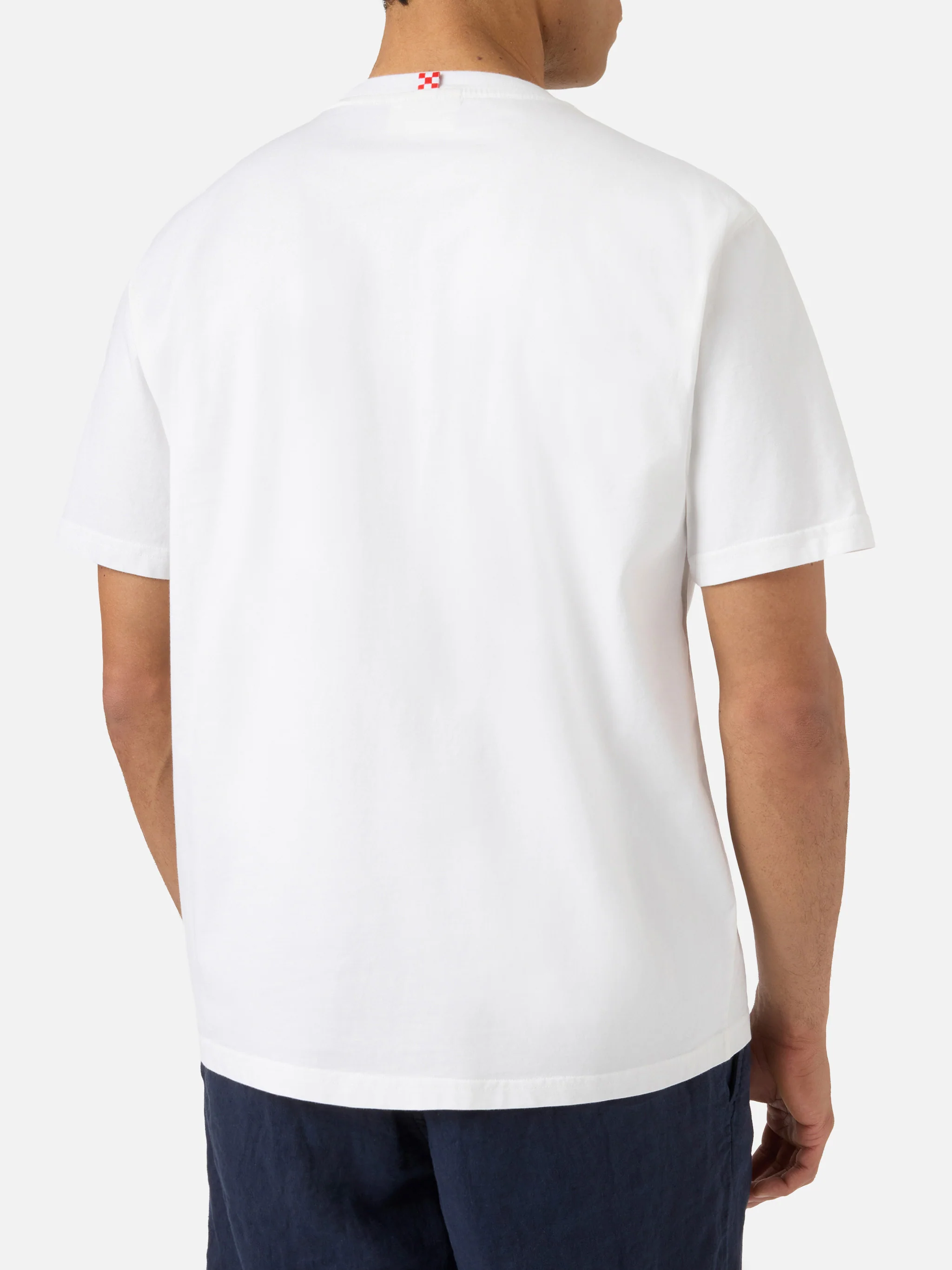 T-shirt Portofino bianca con ricamo Aperol Spritz Please | Special Edition - Image 4