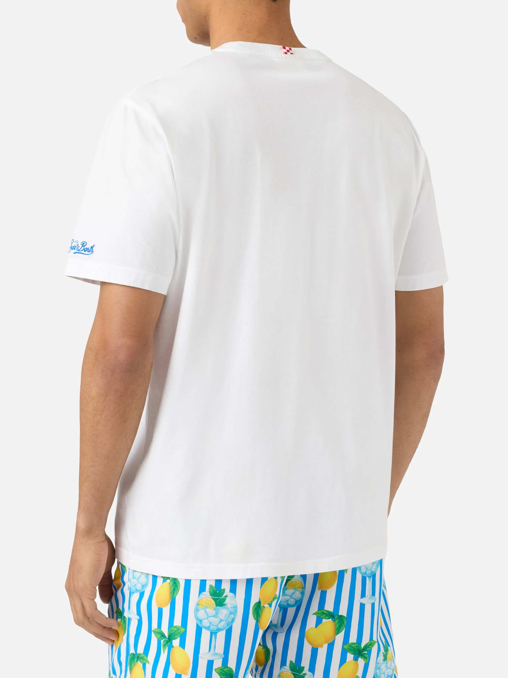 T-shirt Portofino bianca con ricamo Gente Di Mare | Special Edition - Image 4