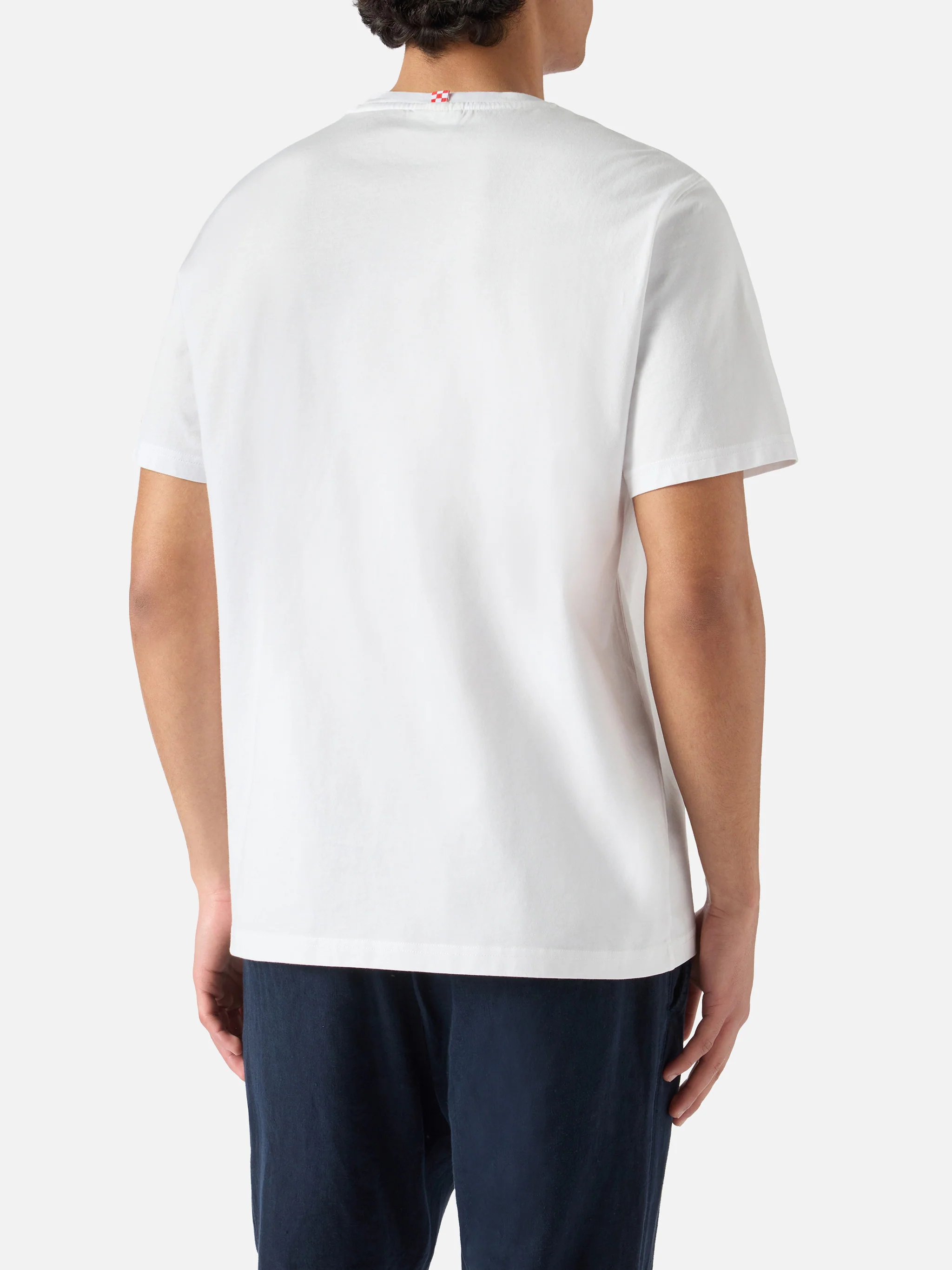 T-shirt Portofino bianca con ricamo I'm The Boss | Special Edition - Image 4