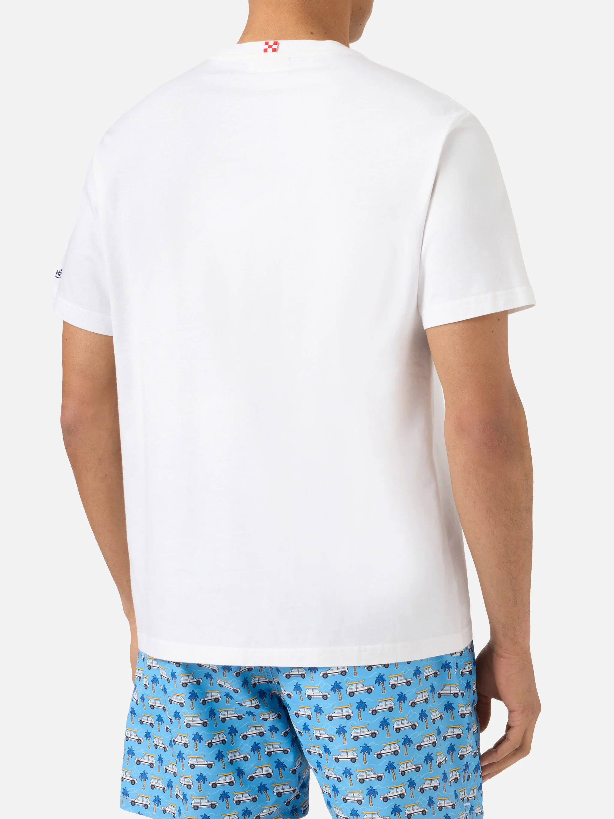 T-shirt Portofino bianca con ricamo Italians Do It Better - Image 4