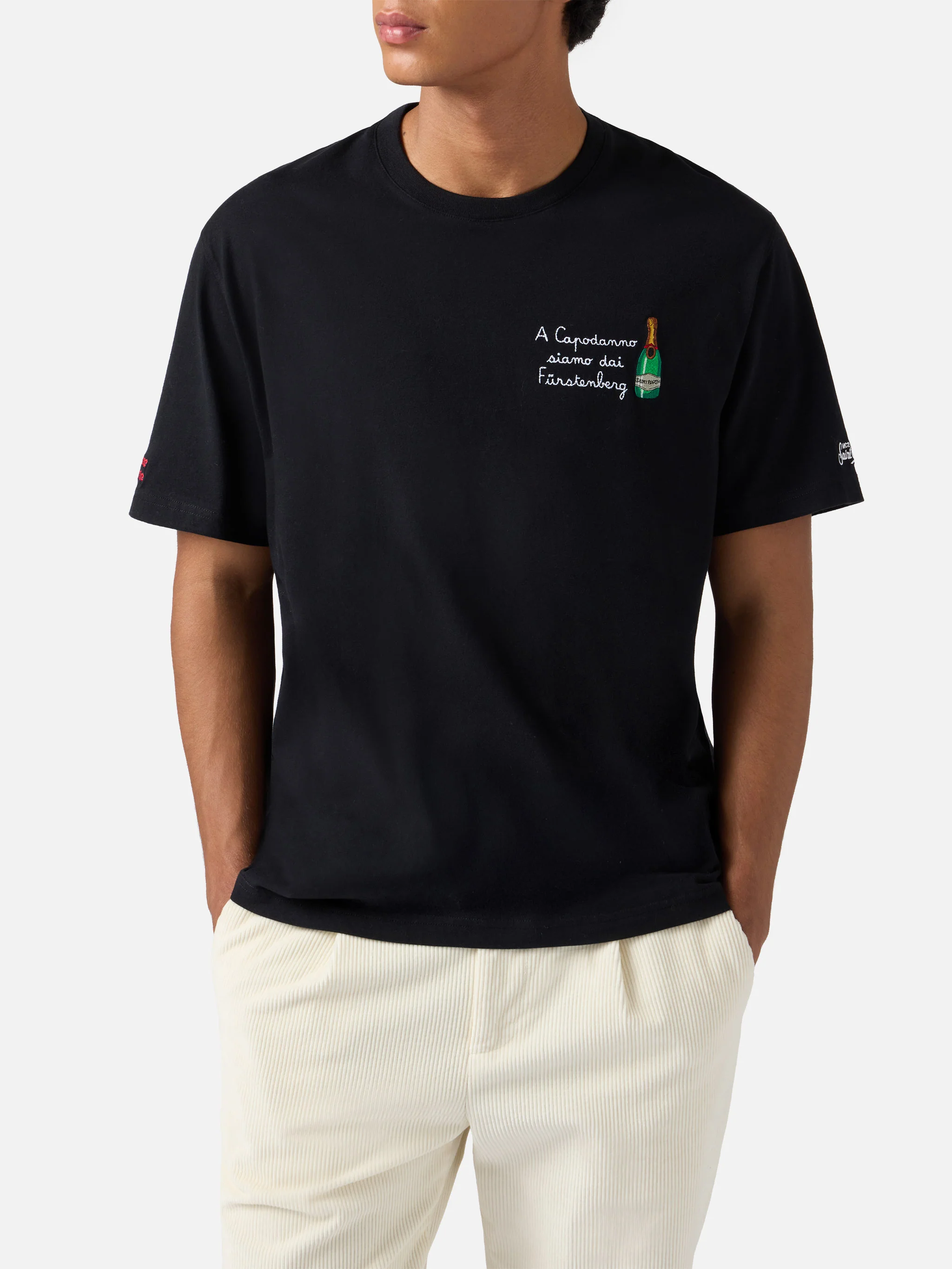 T-shirt Arnott Warm in cotone invernale con ricamo Dai Fürstenberg! | VACANZE DI NATALE EDIZIONE SPECIALE - Image 3