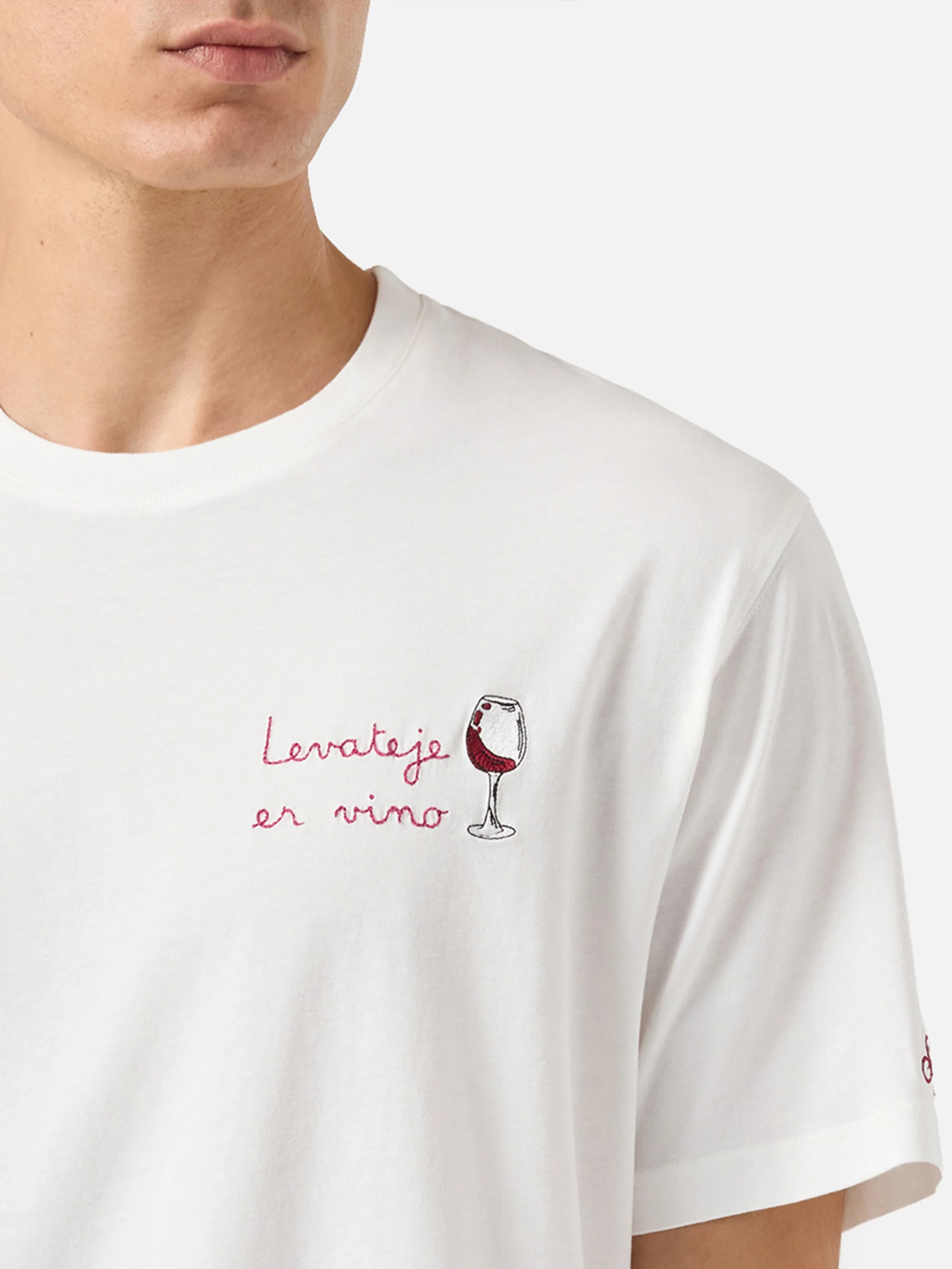 T-shirt Arnott Warm in cotone invernale con ricamo Levateje er vino! | VACANZE DI NATALE SPECIAL EDITION - Image 2