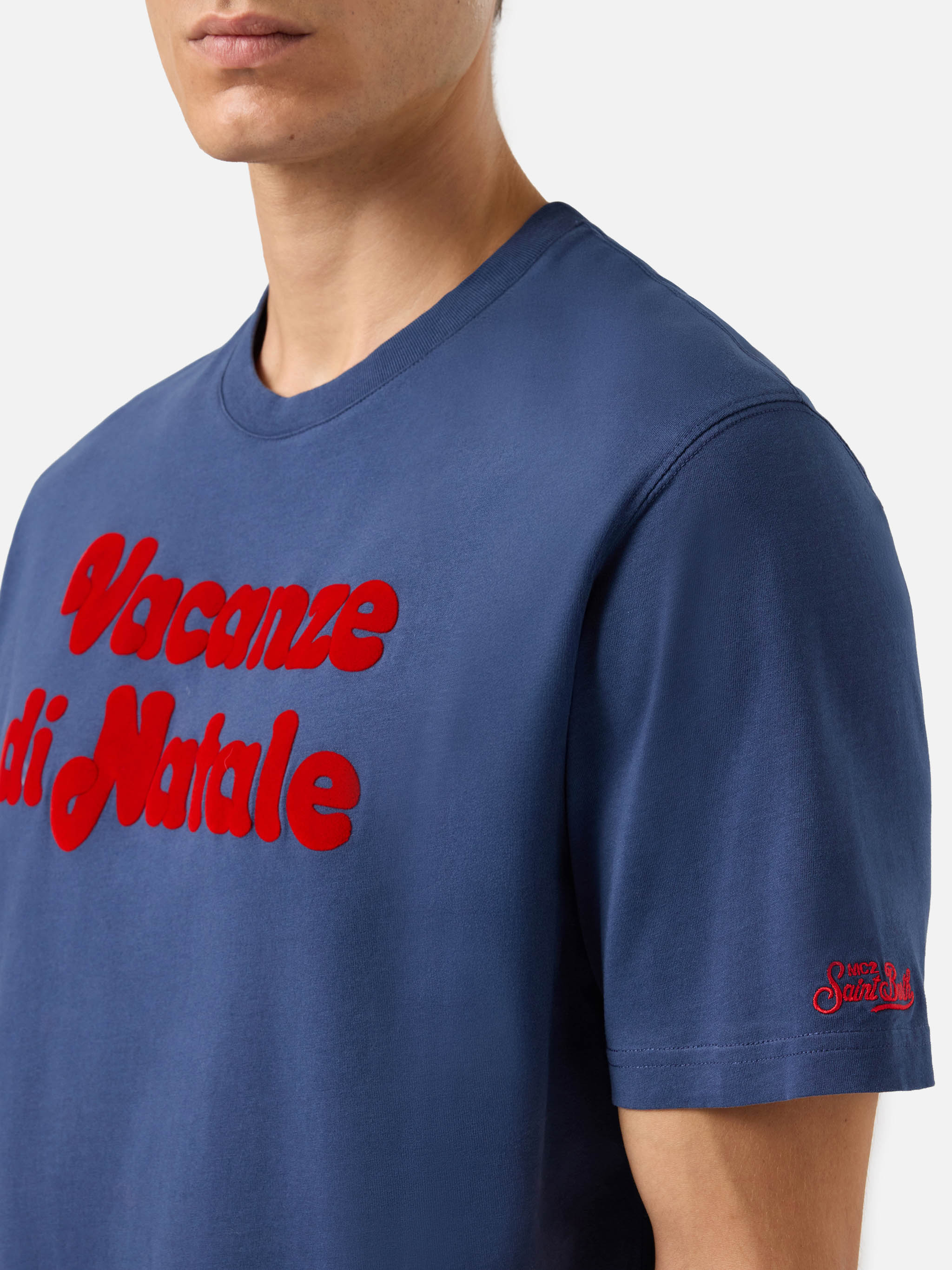 T-shirt Arnott Warm in cotone invernale con stampa flock locandina film | VACANZE DI NATALE SPECIAL EDITION - Image 3
