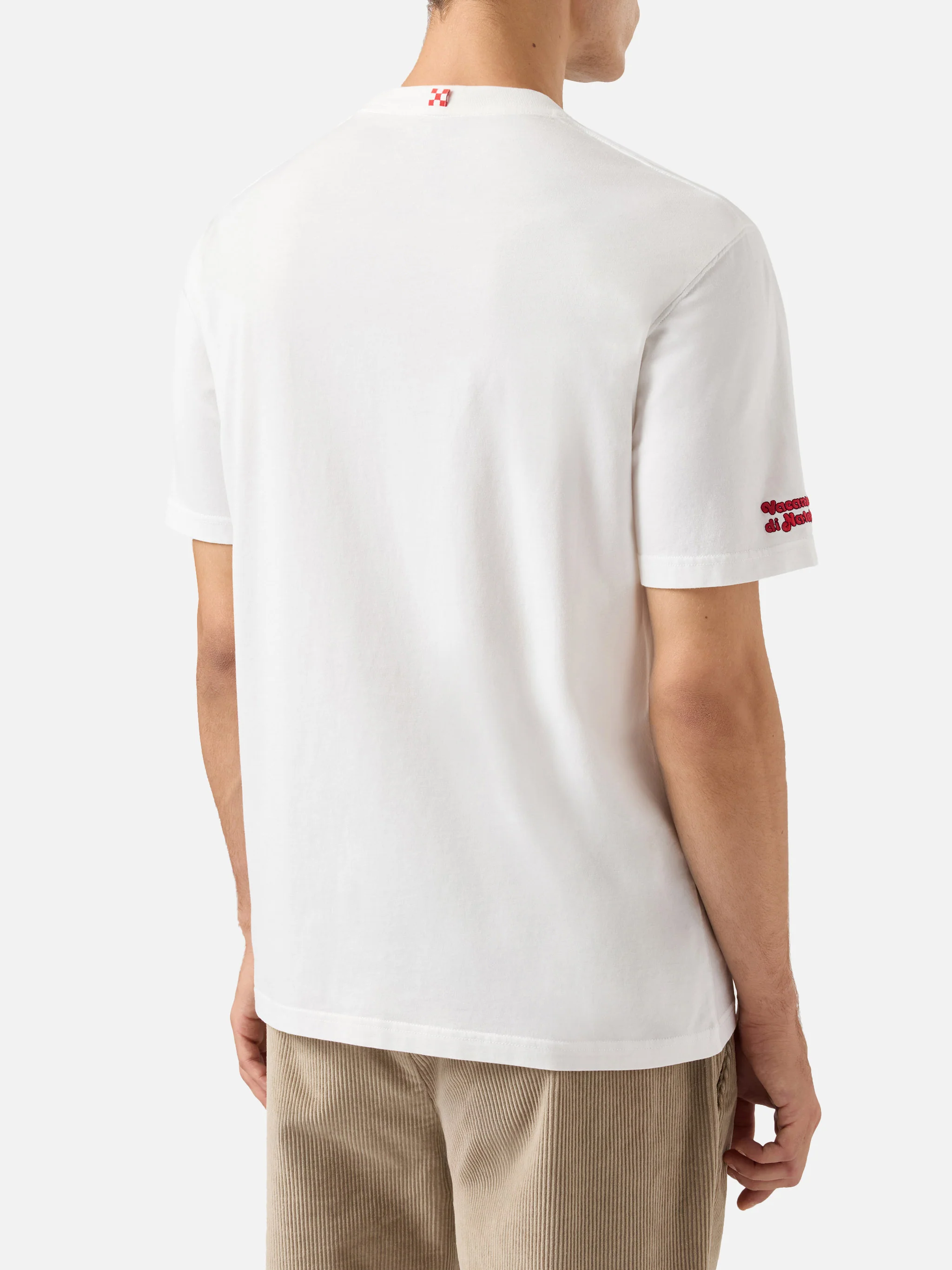 T-shirt Arnott Warm in cotone invernale con ricamo Sole whisky e sei in pole position! | VACANZE DI NATALE SPECIAL EDITION - Image 4