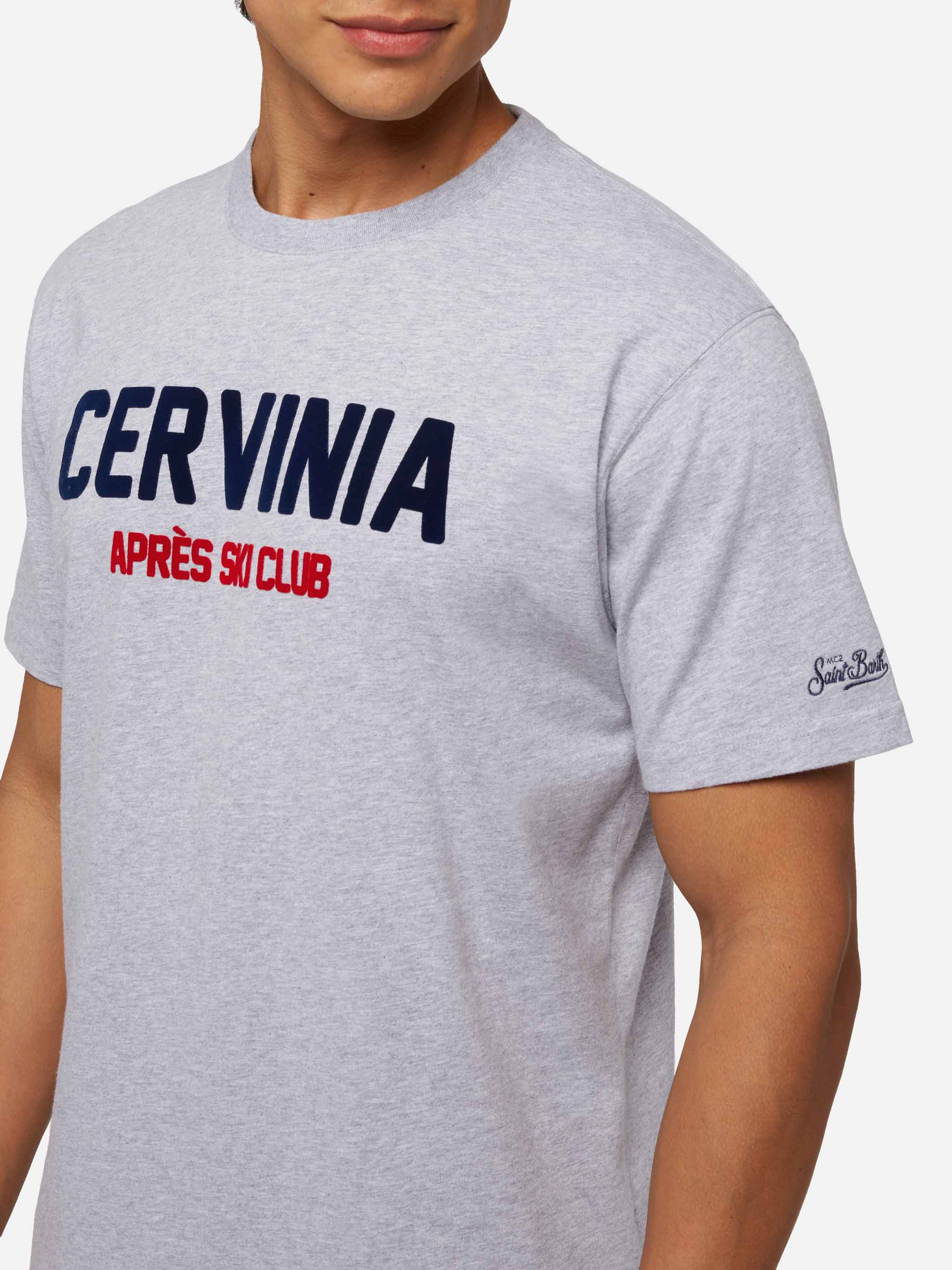 T-shirt invernale in cotone Arnott con stampa Cervinia Aprés Ski - Image 3