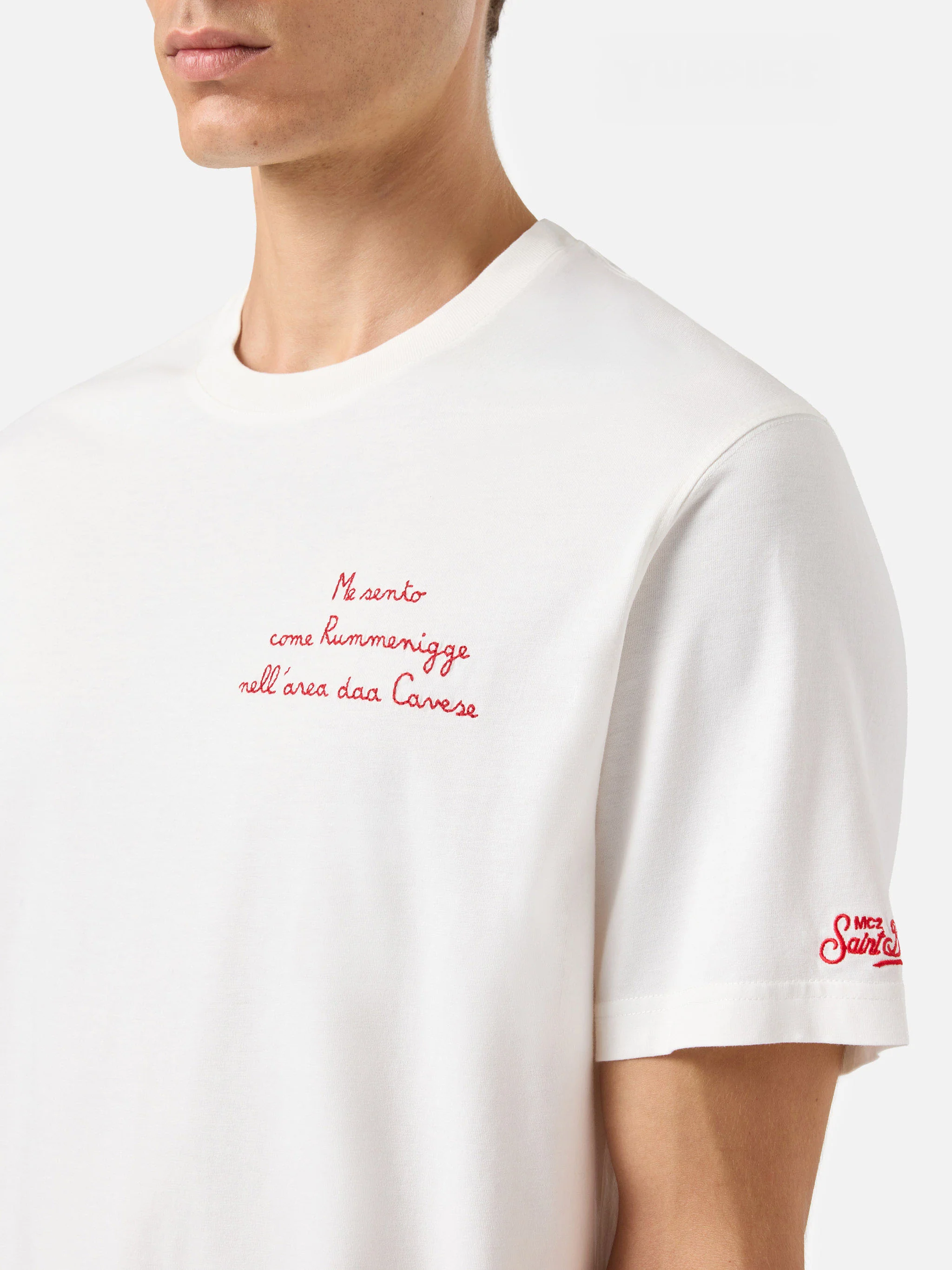 T-shirt in cotone invernale Arnott con ricamo Come Rumenigge... | YUPPIES EDIZIONE SPECIALE - Image 2