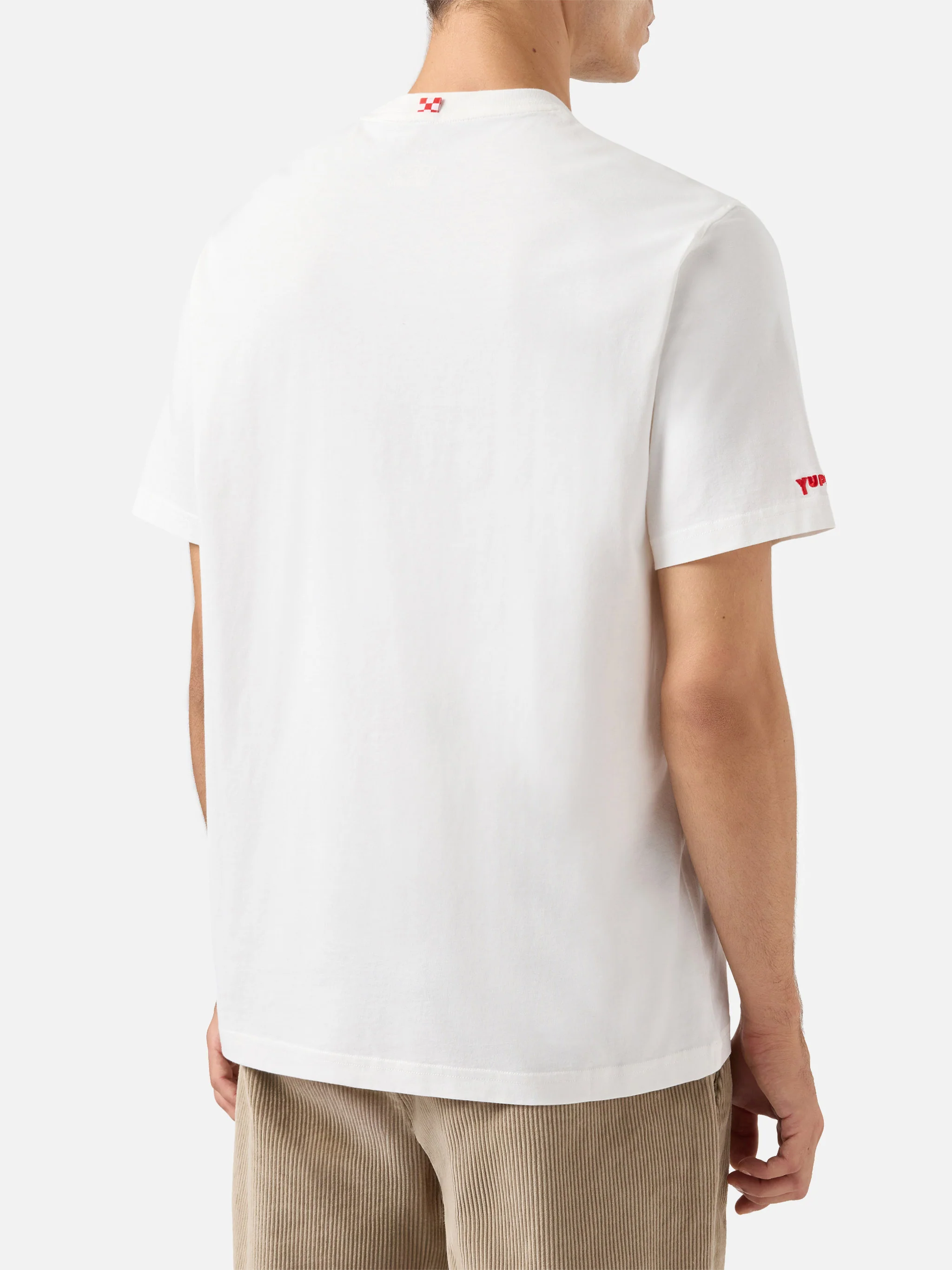 T-shirt in cotone Arnott con ricamo Moglie in Vacanza... | YUPPIES EDIZIONE SPECIALE - Image 4