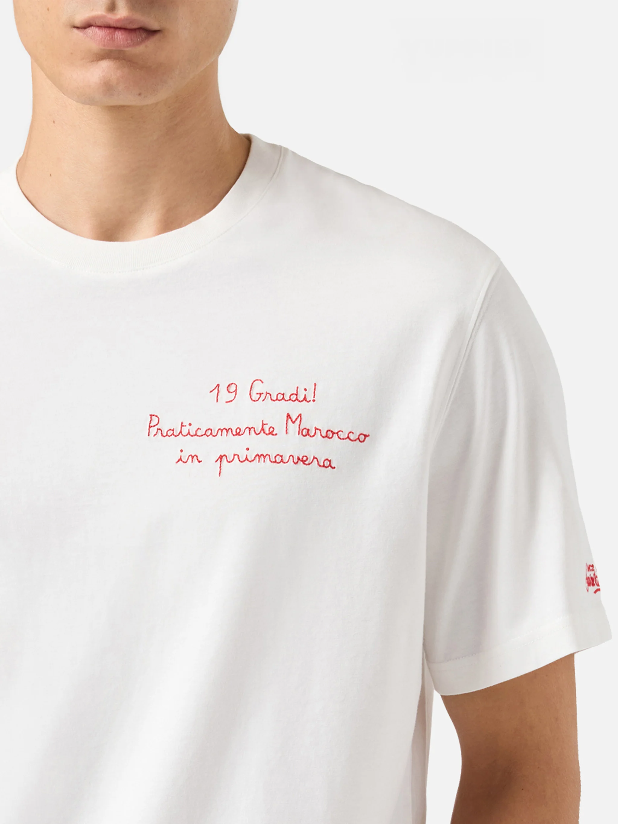 T-shirt in cotone invernale Arnott con ricamo Praticamente Marocco... | YUPPIES EDIZIONE SPECIALE - Image 2