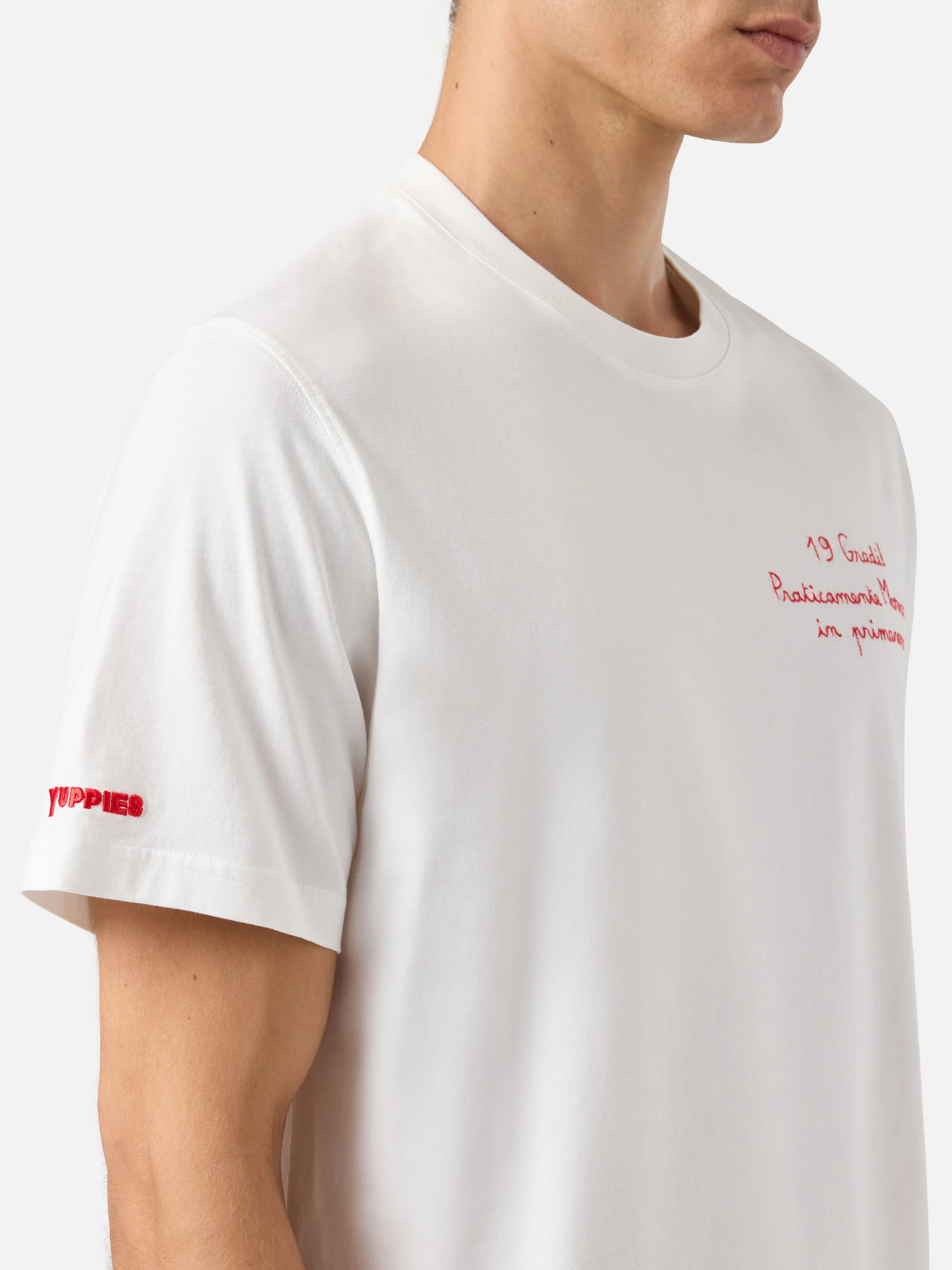 T-shirt in cotone invernale Arnott con ricamo Praticamente Marocco... | YUPPIES EDIZIONE SPECIALE - Image 4