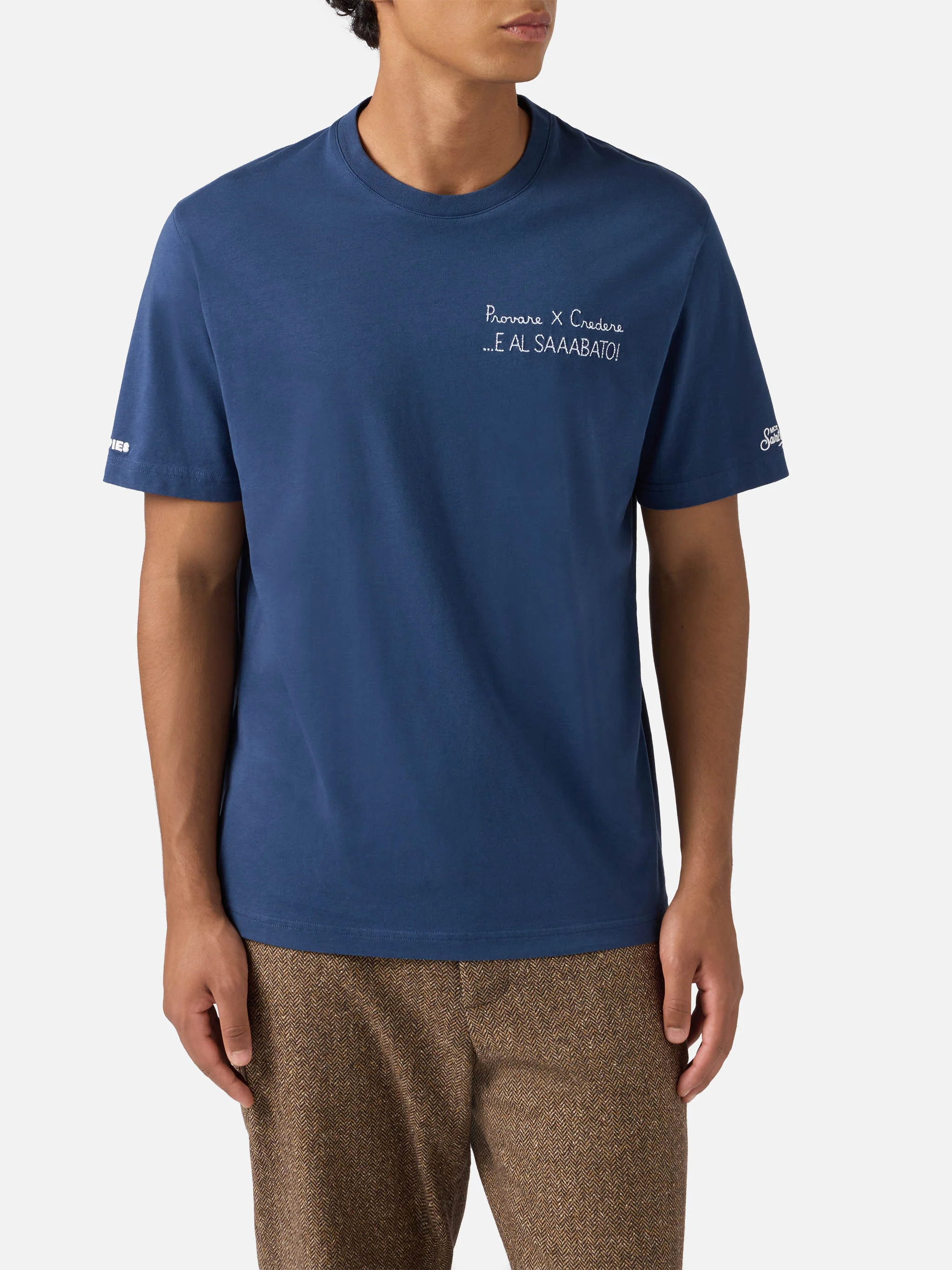 T-shirt in cotone invernale Arnott con ricamo Provare per credere | YUPPIES SPECIAL EDITION - Image 3