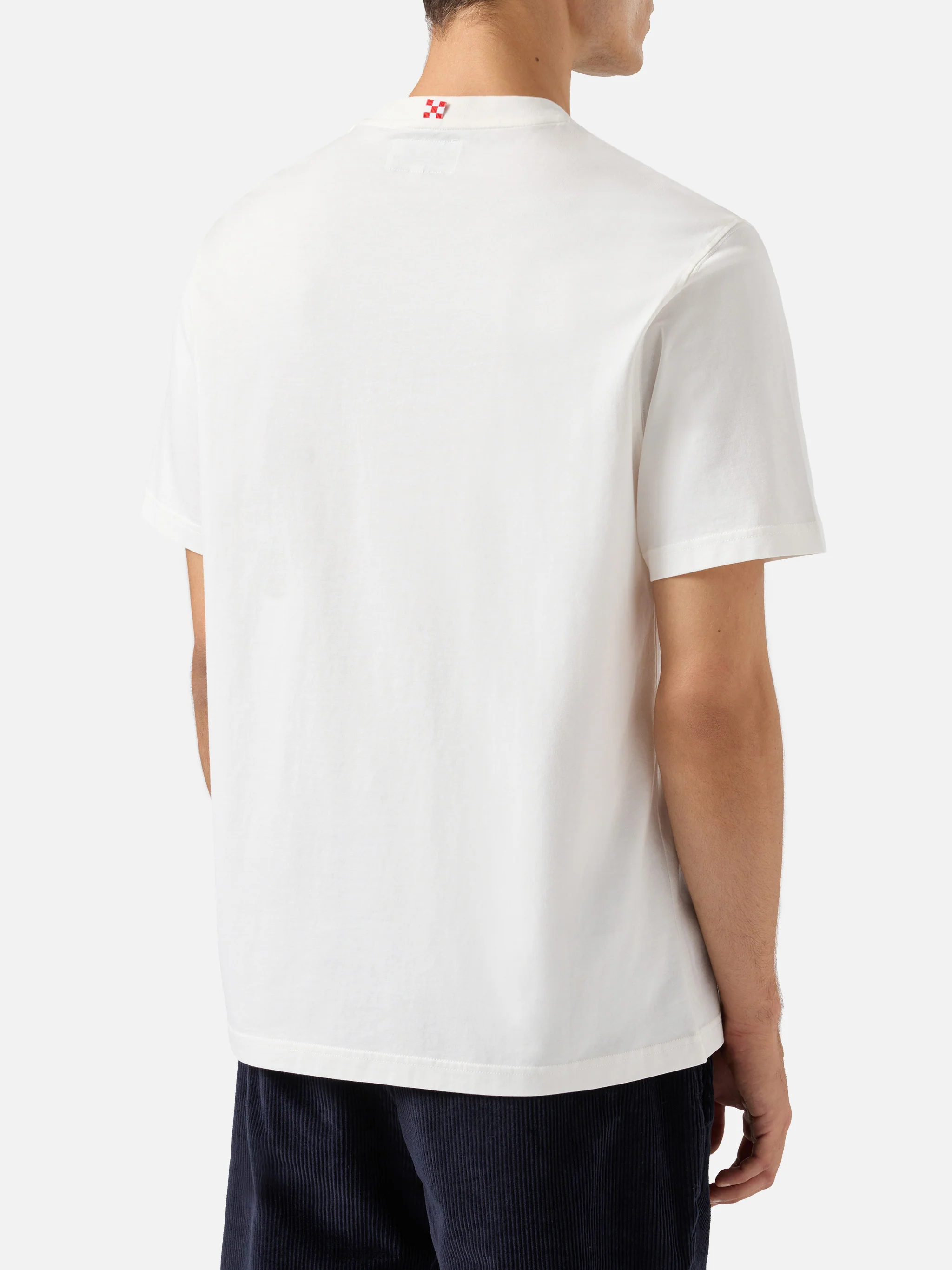 T-shirt in cotone invernale Arnott con stampa St. Barth sport club - Image 4
