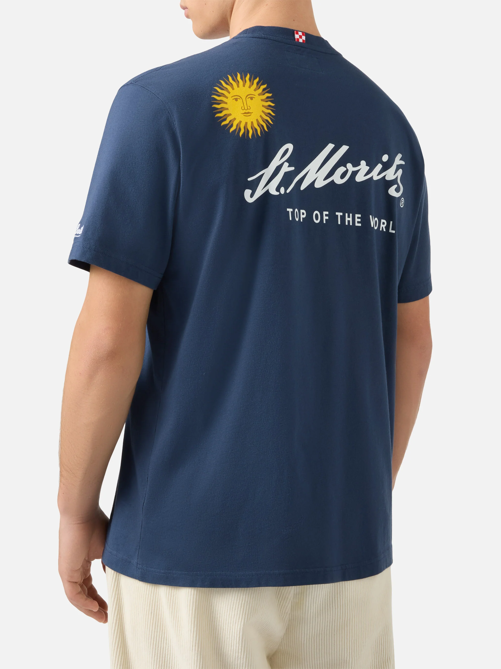 T-shirt Arnott in cotone invernale con stampa St. Moritz | ST. MORITZ TOP OF THE WORLD SPECIAL EDITION - Image 2
