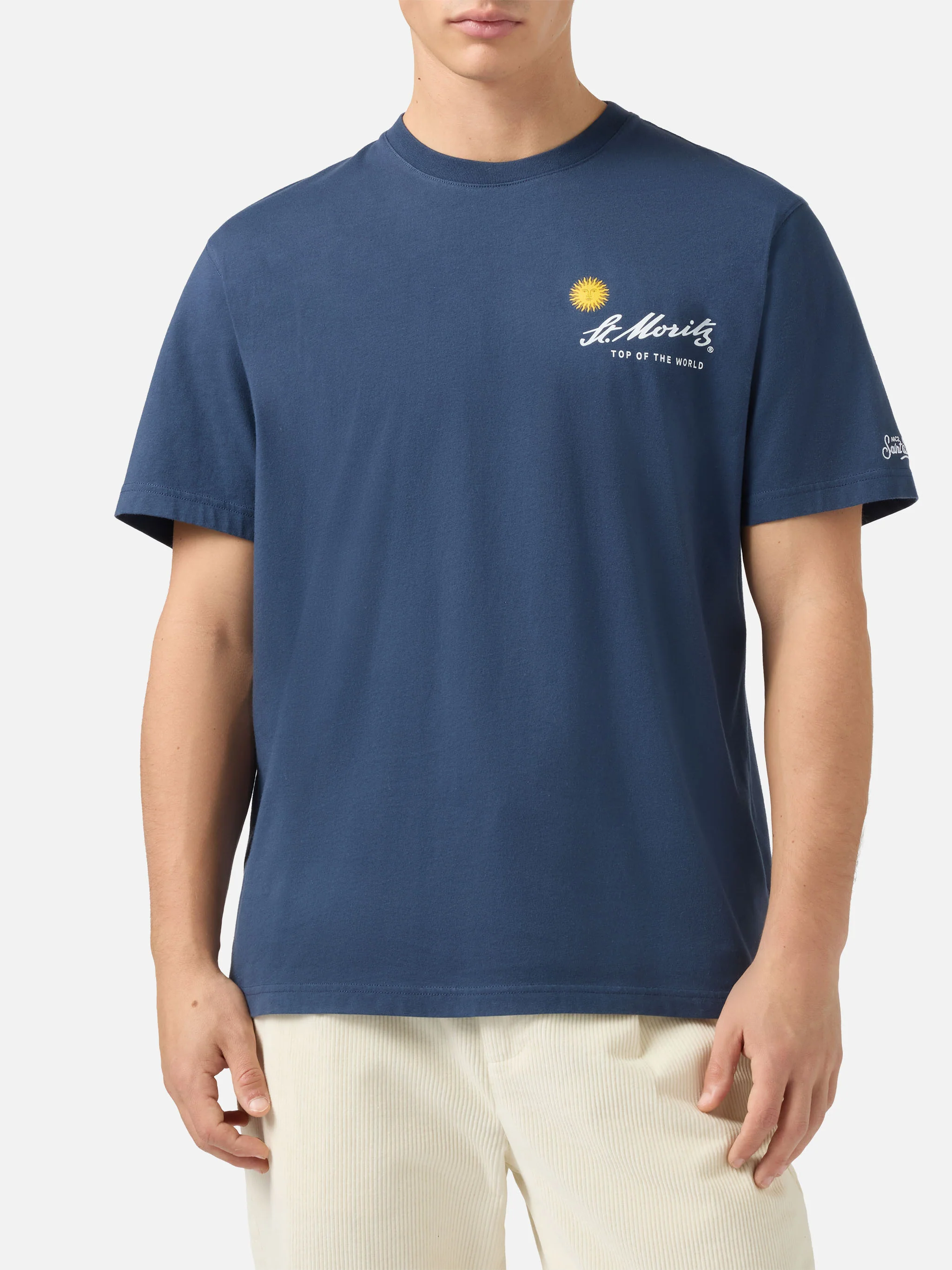 T-shirt Arnott in cotone invernale con stampa St. Moritz | ST. MORITZ TOP OF THE WORLD SPECIAL EDITION - Image 4