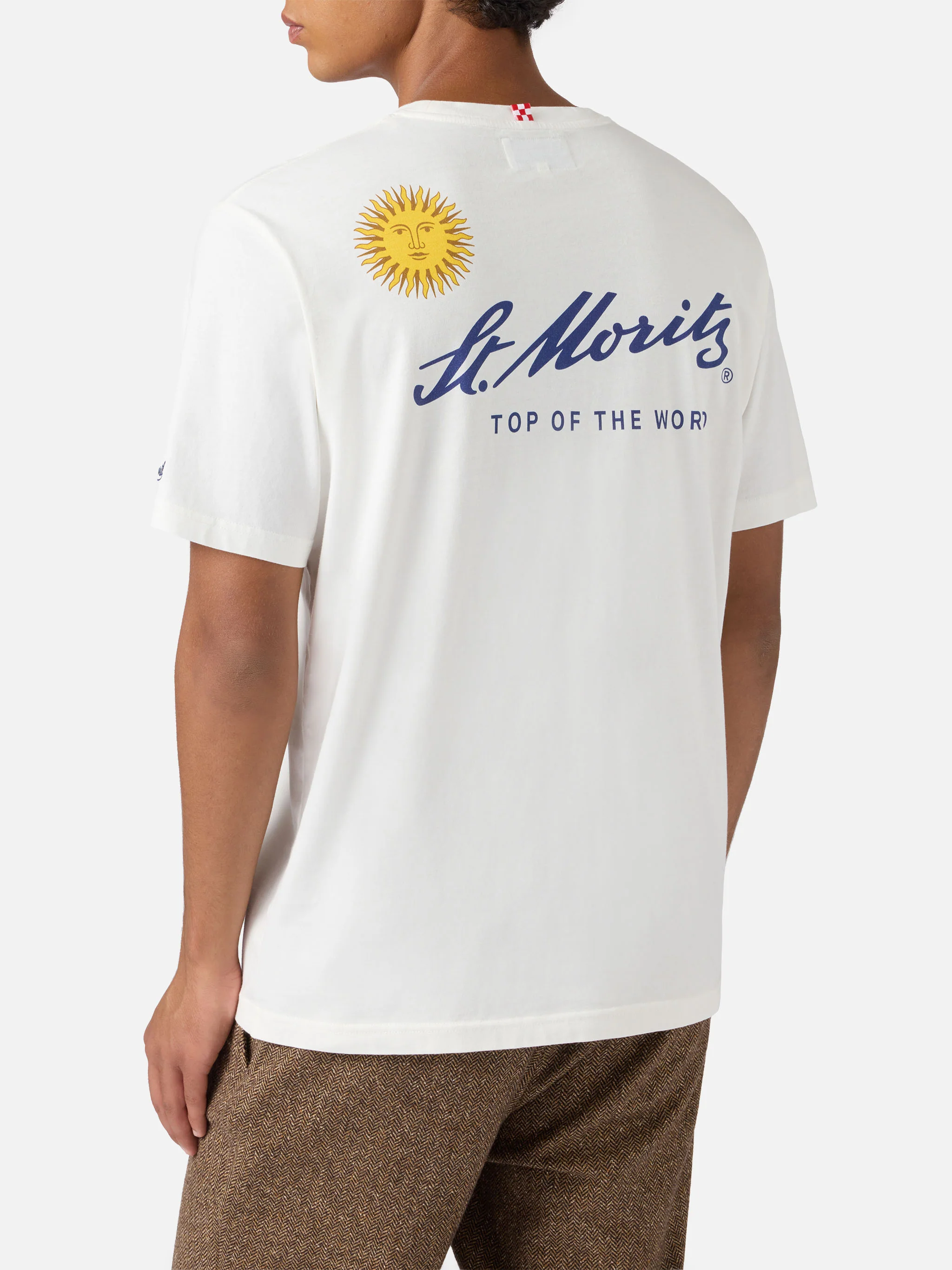 T-shirt Arnott in cotone invernale con stampa St. Moritz | ST. MORITZ TOP OF THE WORLD SPECIAL EDITION - Image 3