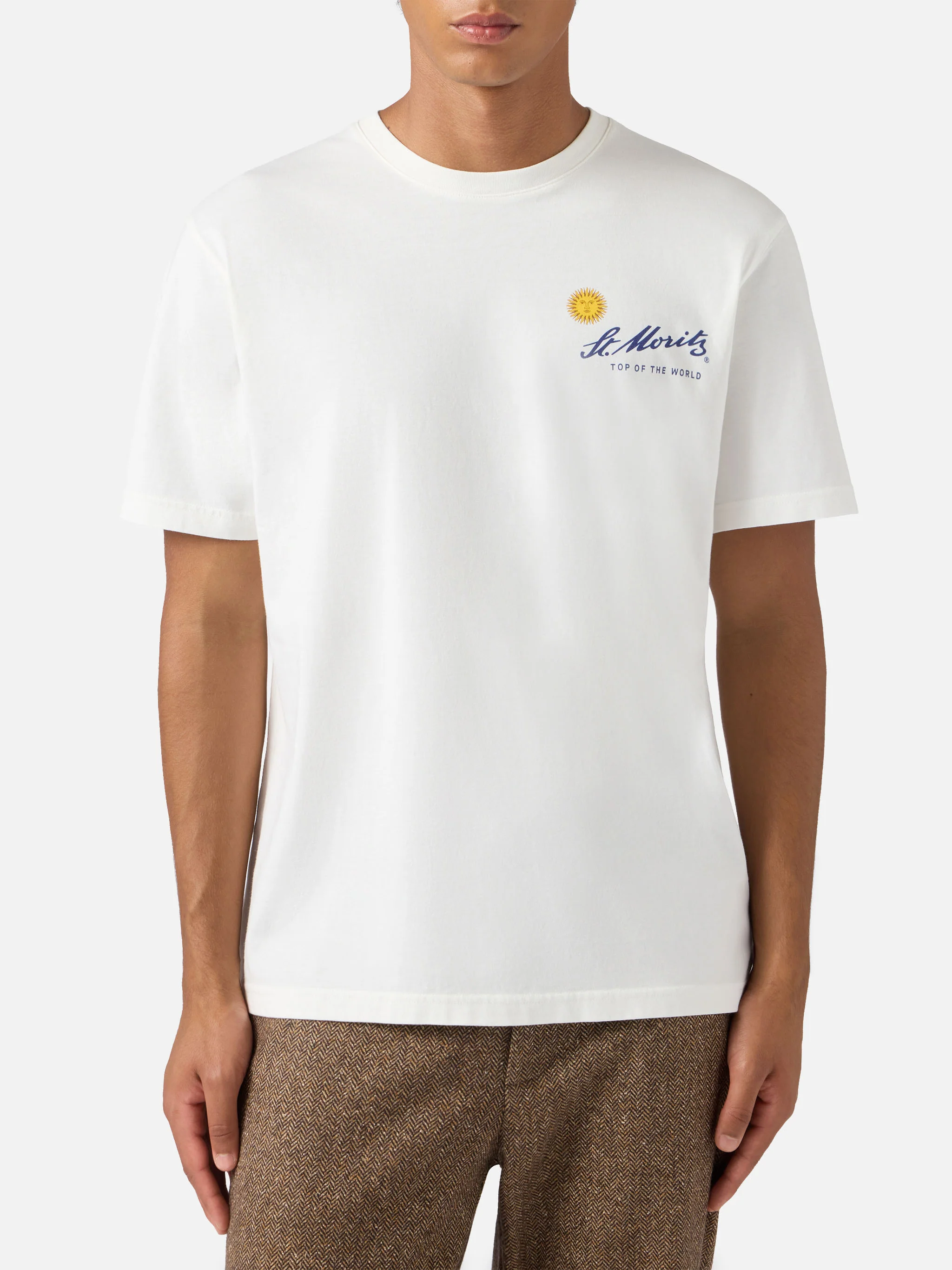 T-shirt Arnott in cotone invernale con stampa St. Moritz | ST. MORITZ TOP OF THE WORLD SPECIAL EDITION - Image 4