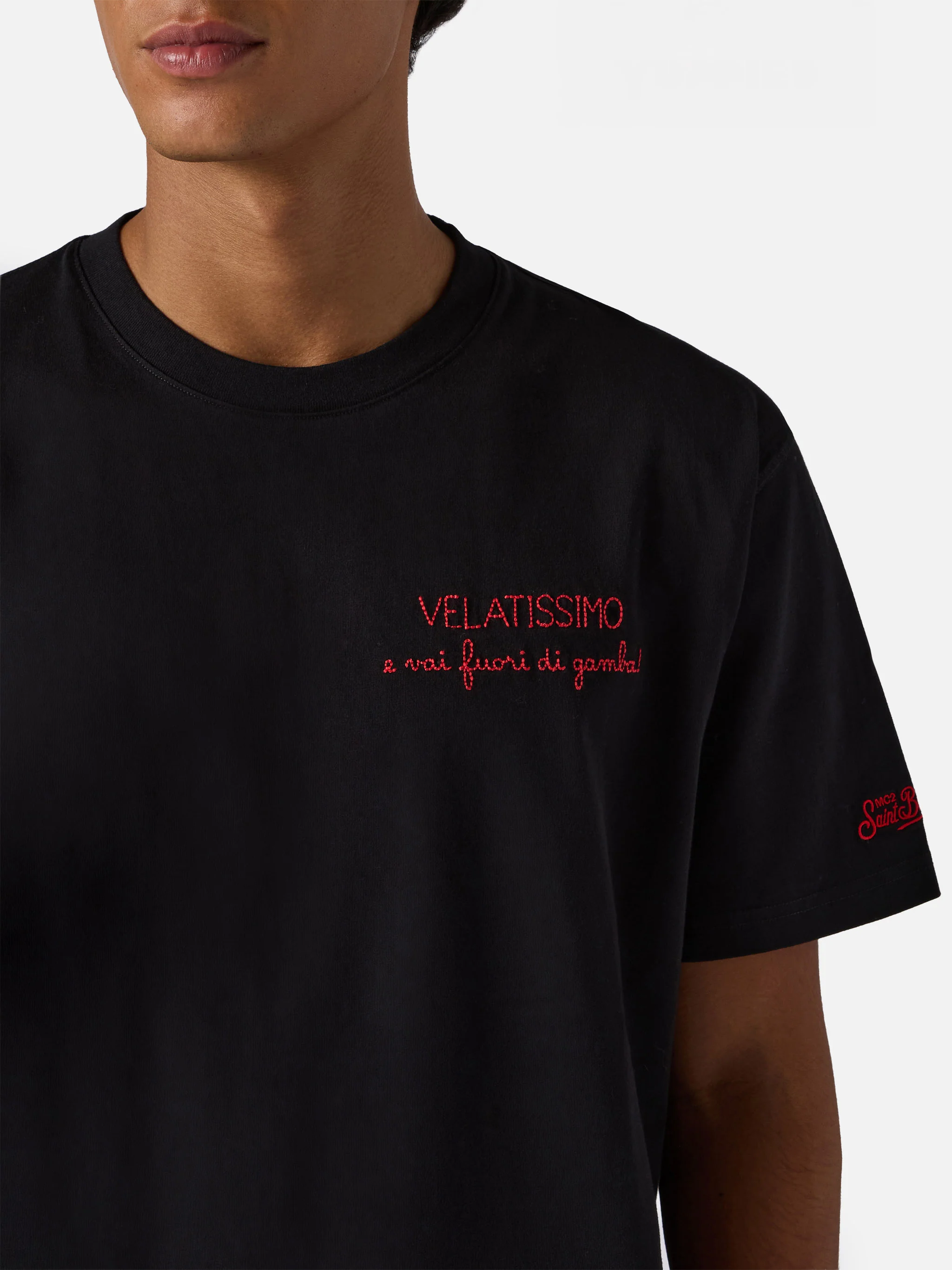 T-shirt in cotone invernale Arnott con ricamo VELATISSIMO... | YUPPIES EDIZIONE SPECIALE - Image 2