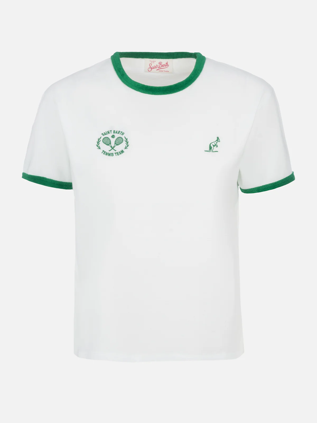 T-shirt girocollo Priscilla in jersey di cotone con dettagli in spugna |  AUSTRALIAN BRAND SPECIAL EDITION - Image 4