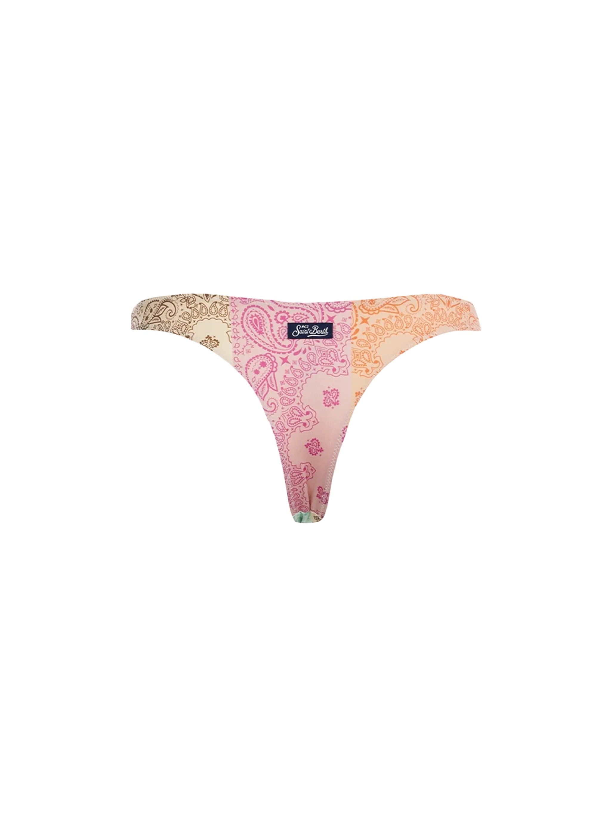 Slip bikini Naomi cheeky stampa bandana multicolor - Image 2