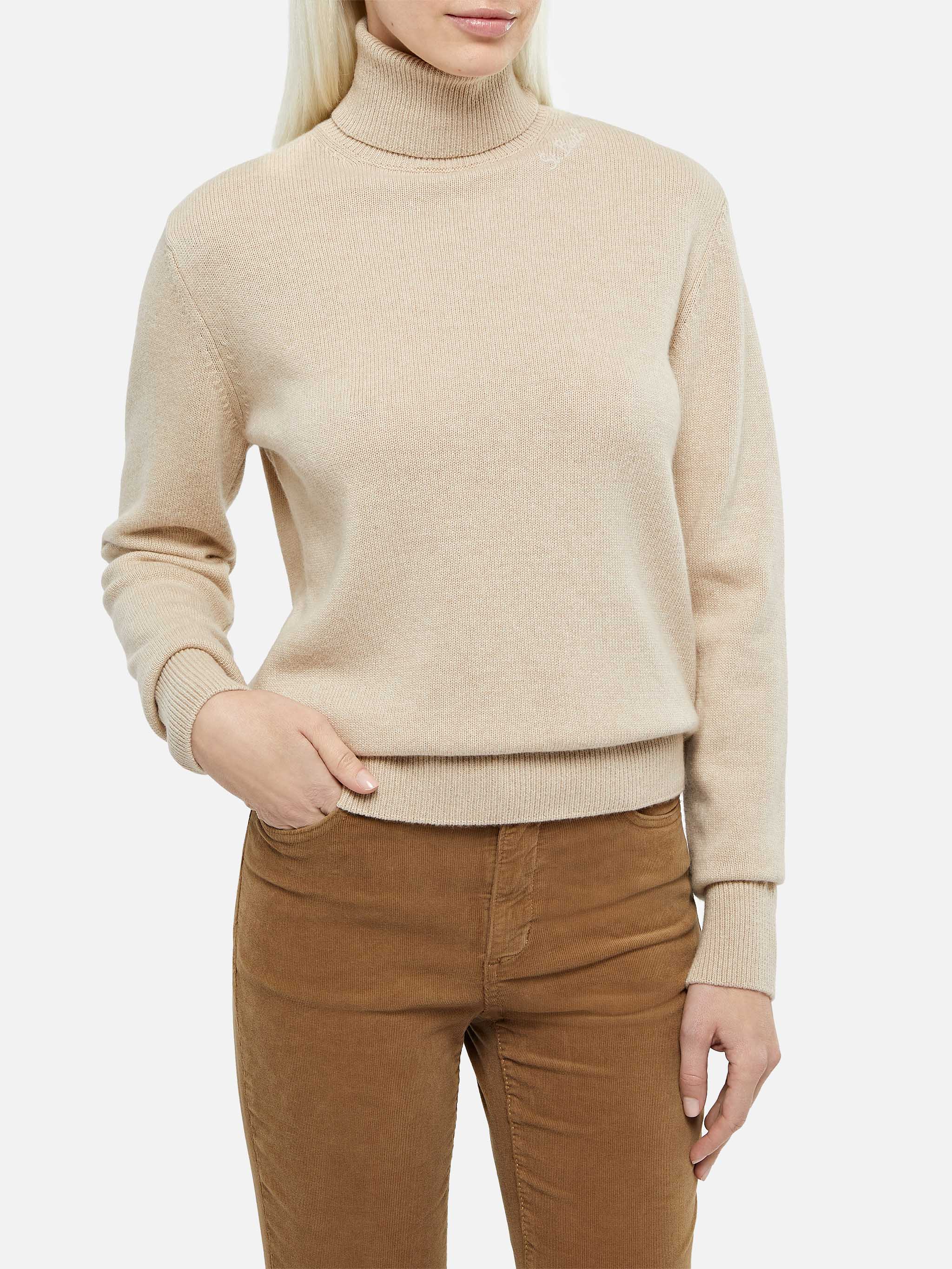 Dolcevita Moody beige in MISTO CASHMERE