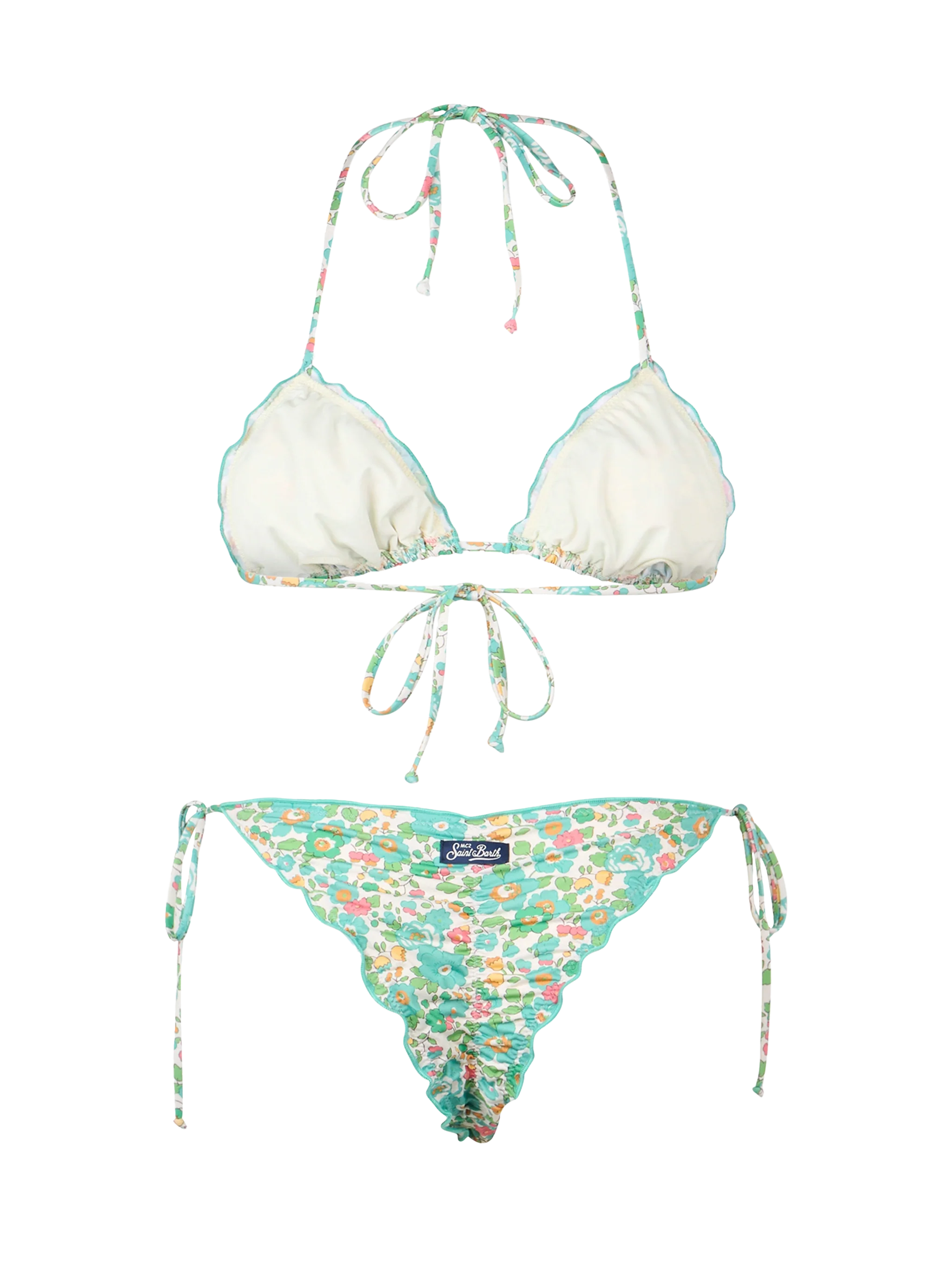 Bikini Sagittarius Miami triangolo stampa floreale Betsy | Special Edition - Image 3