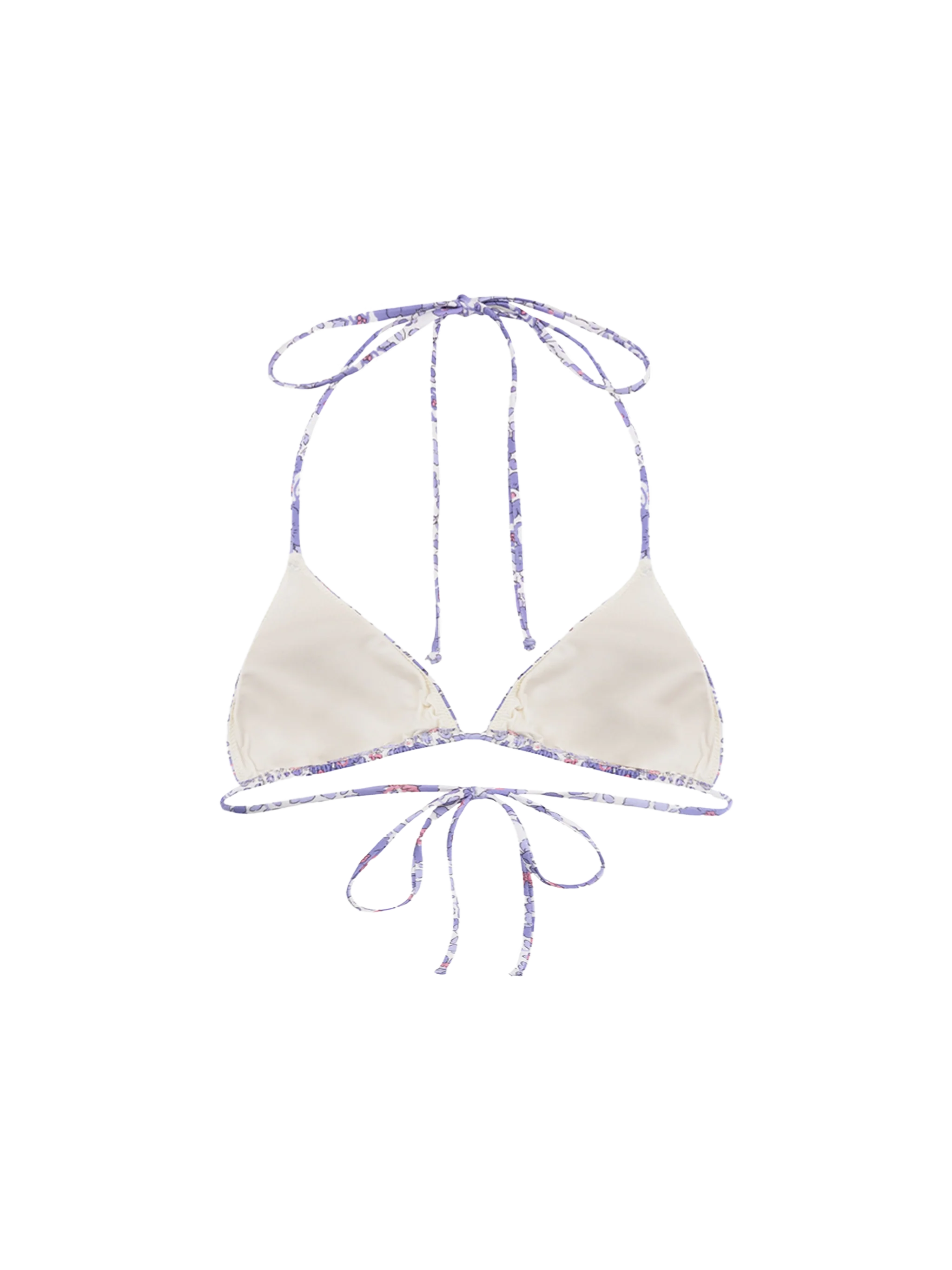 Top bikini Leah a triangolo in cotone fantasia Betsy | Special Edition  - Image 2