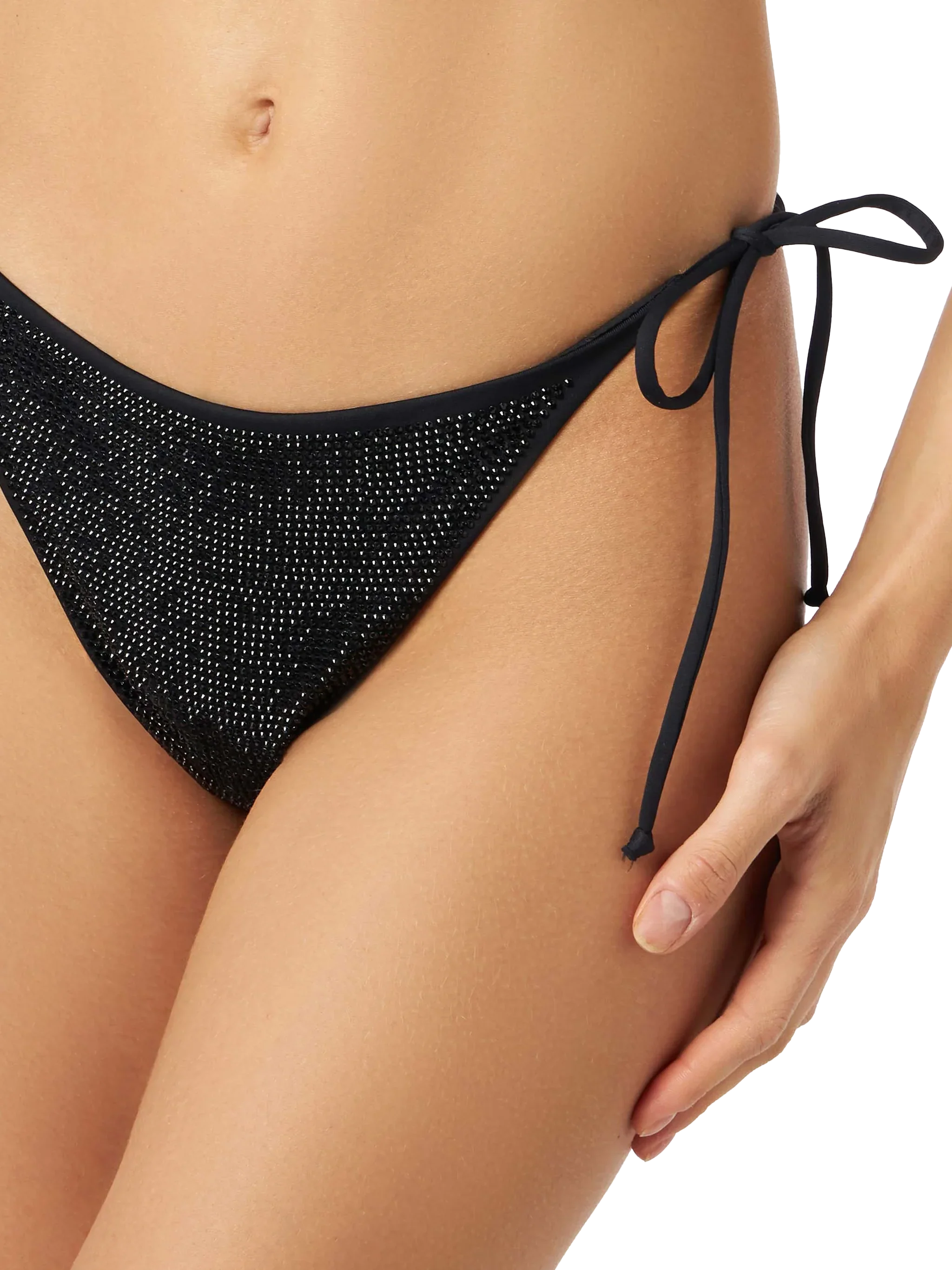 Bikini Athena Virgo fascia con strass nero - Image 4