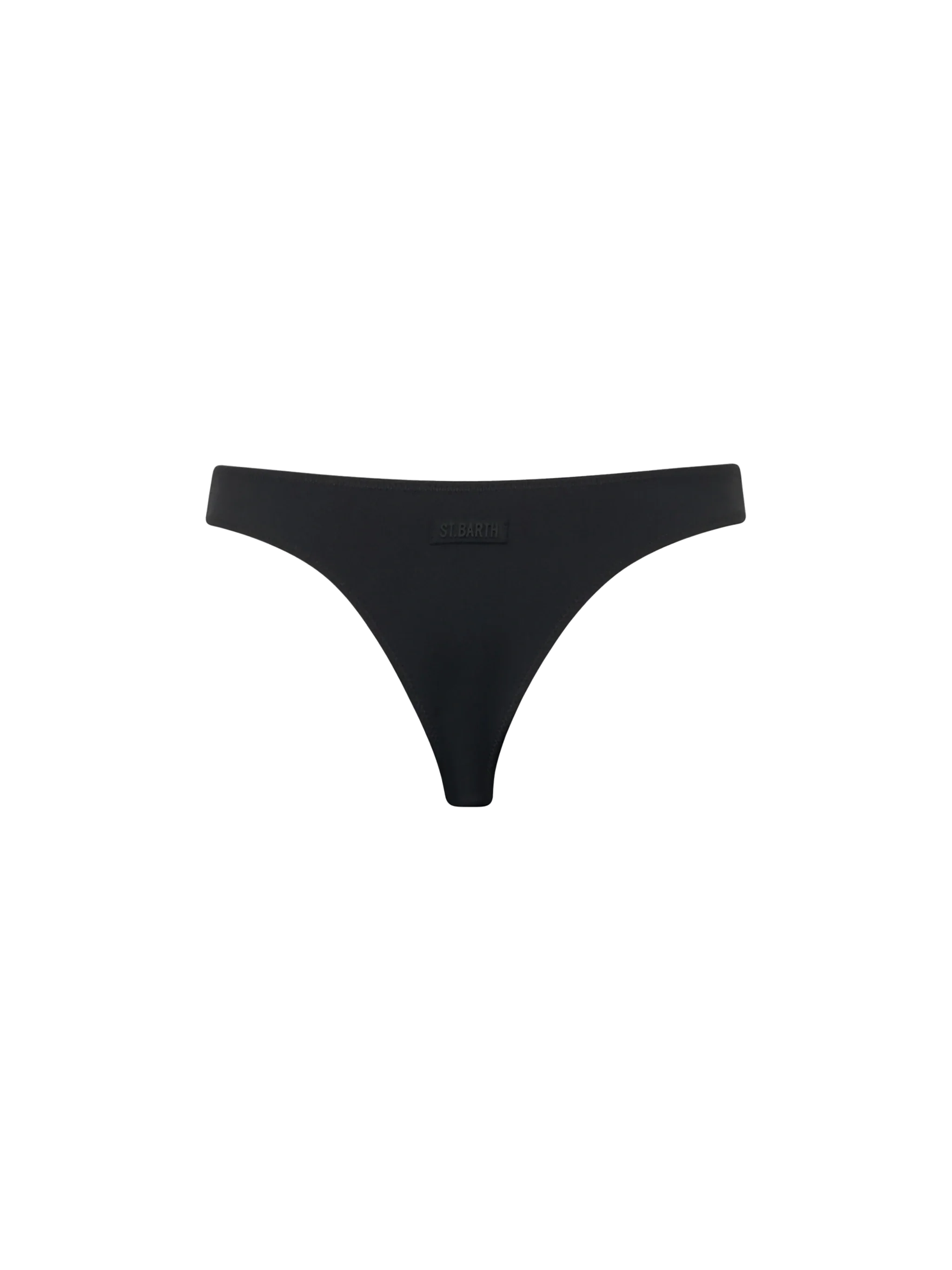Slip bikini Naomi nero tinta unita - Image 2