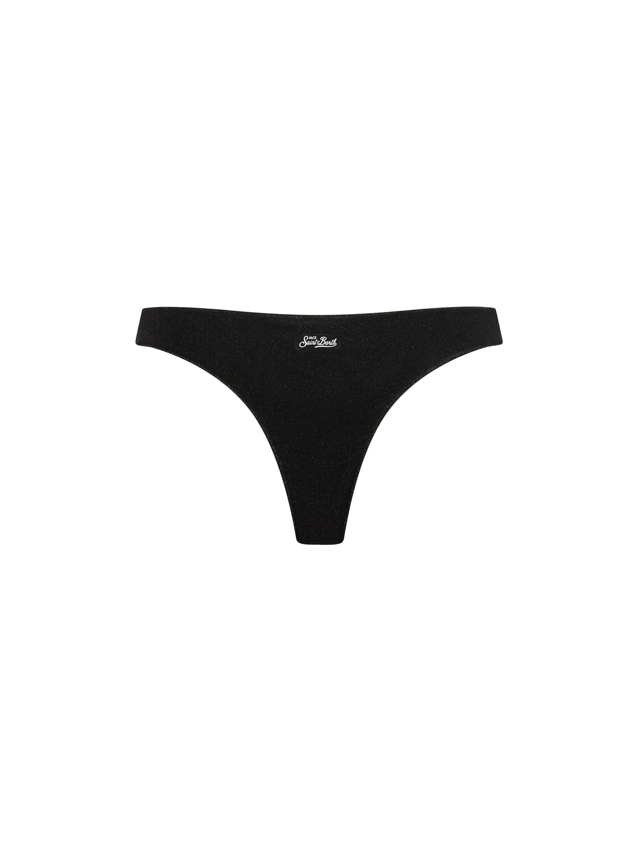 Slip Naomi cheeky in lurex nero - Image 2