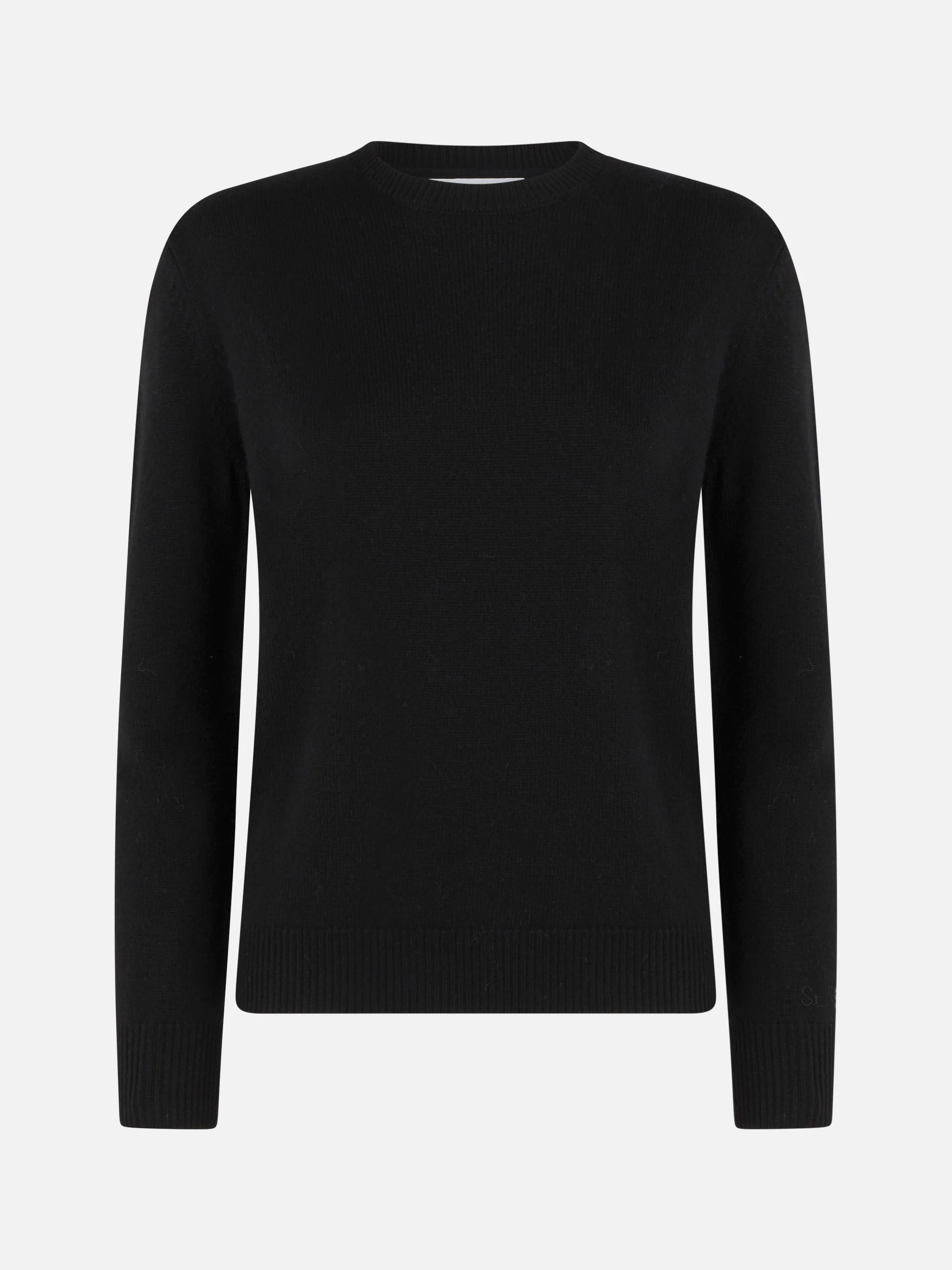Maglione Sorbonne in 100% cashmere nero - Image 4
