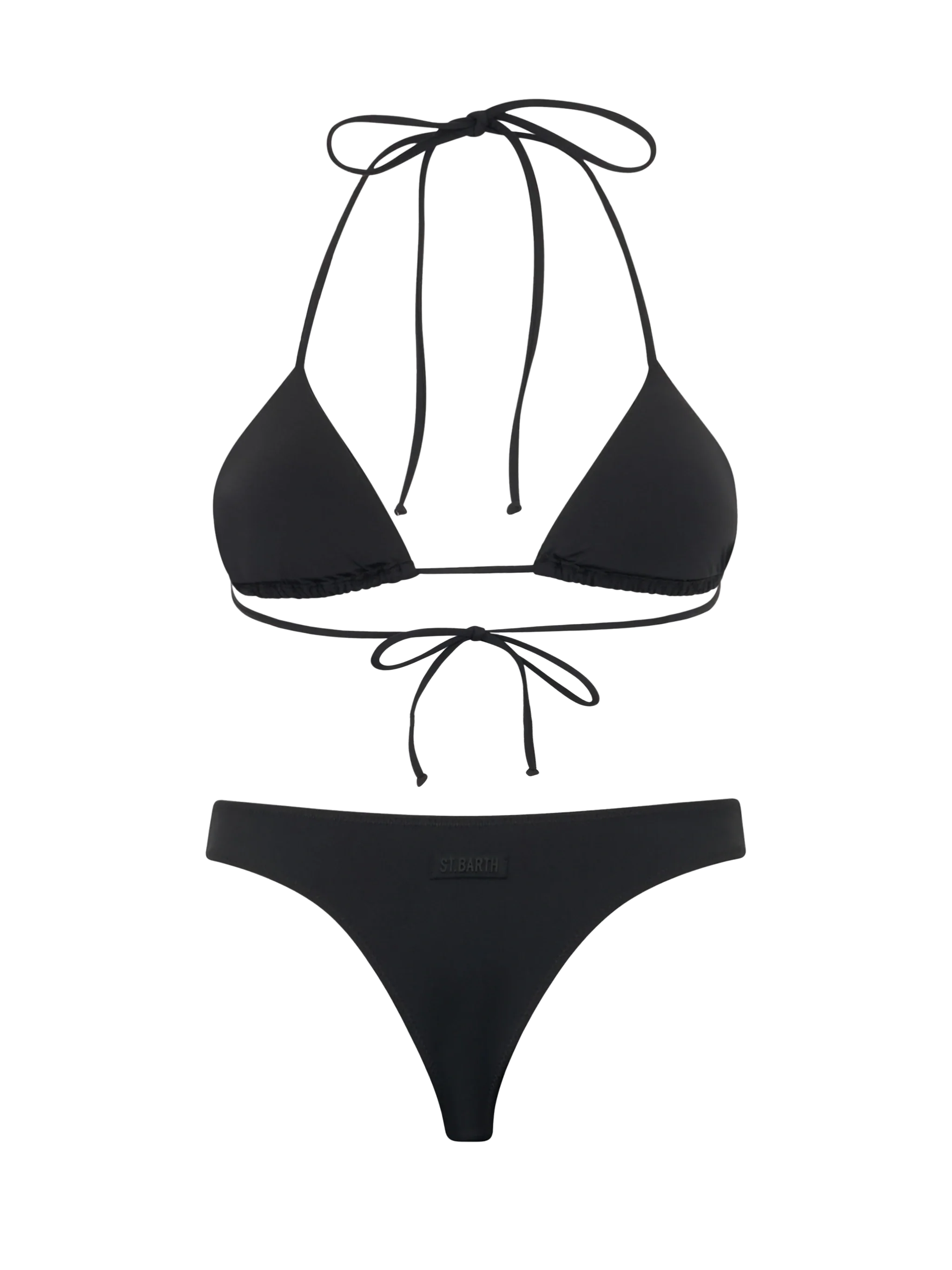 Bikini Annabelle Naomi triangolo nero con strass - Image 3