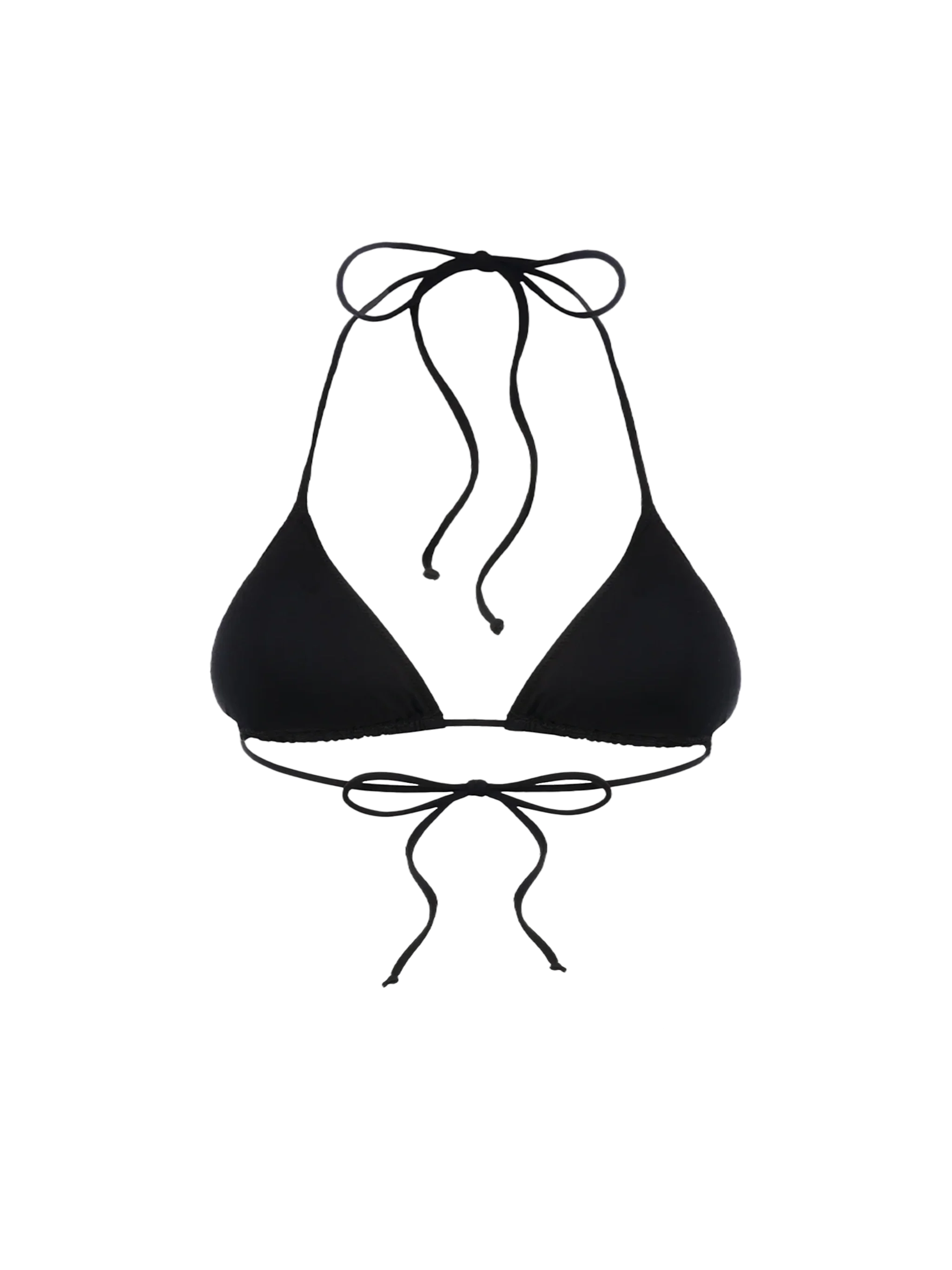 Top bikini Leah nero a triangolo - Image 2