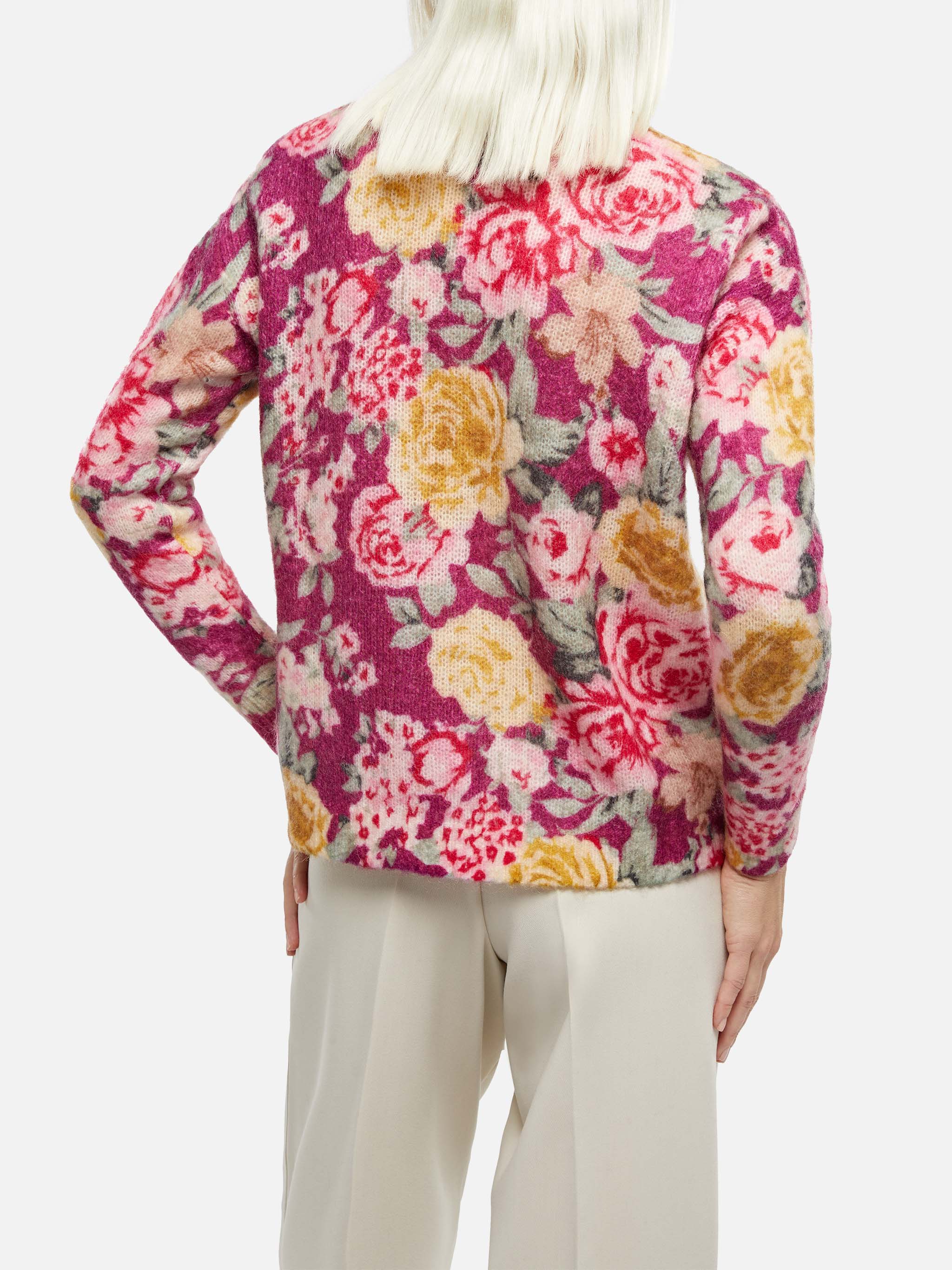 Maglione Louise in misto cashmere con stampa floreale - Image 3