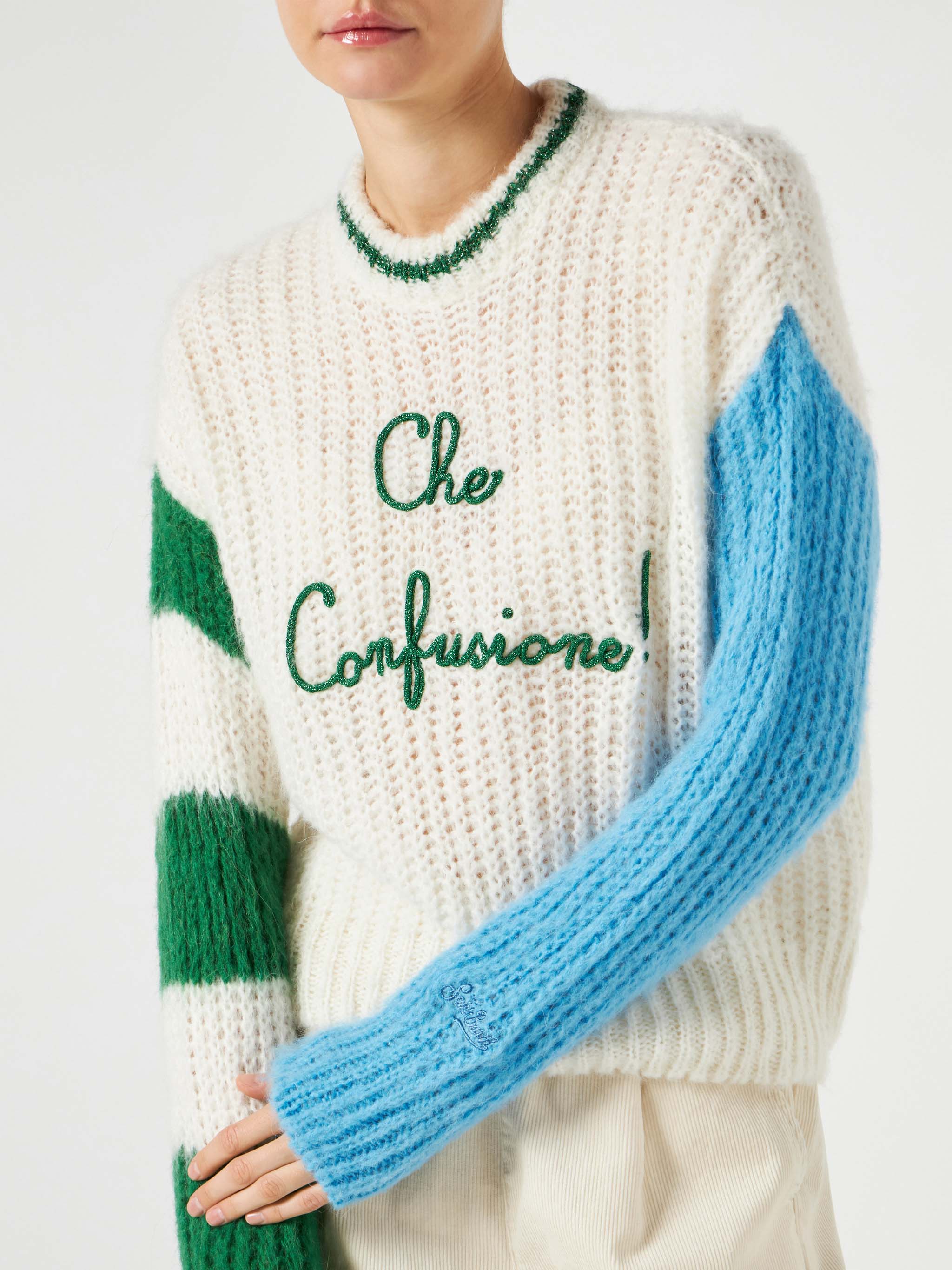 Maglia Danya Soft con ricamo lettering e patch cuori - Image 2
