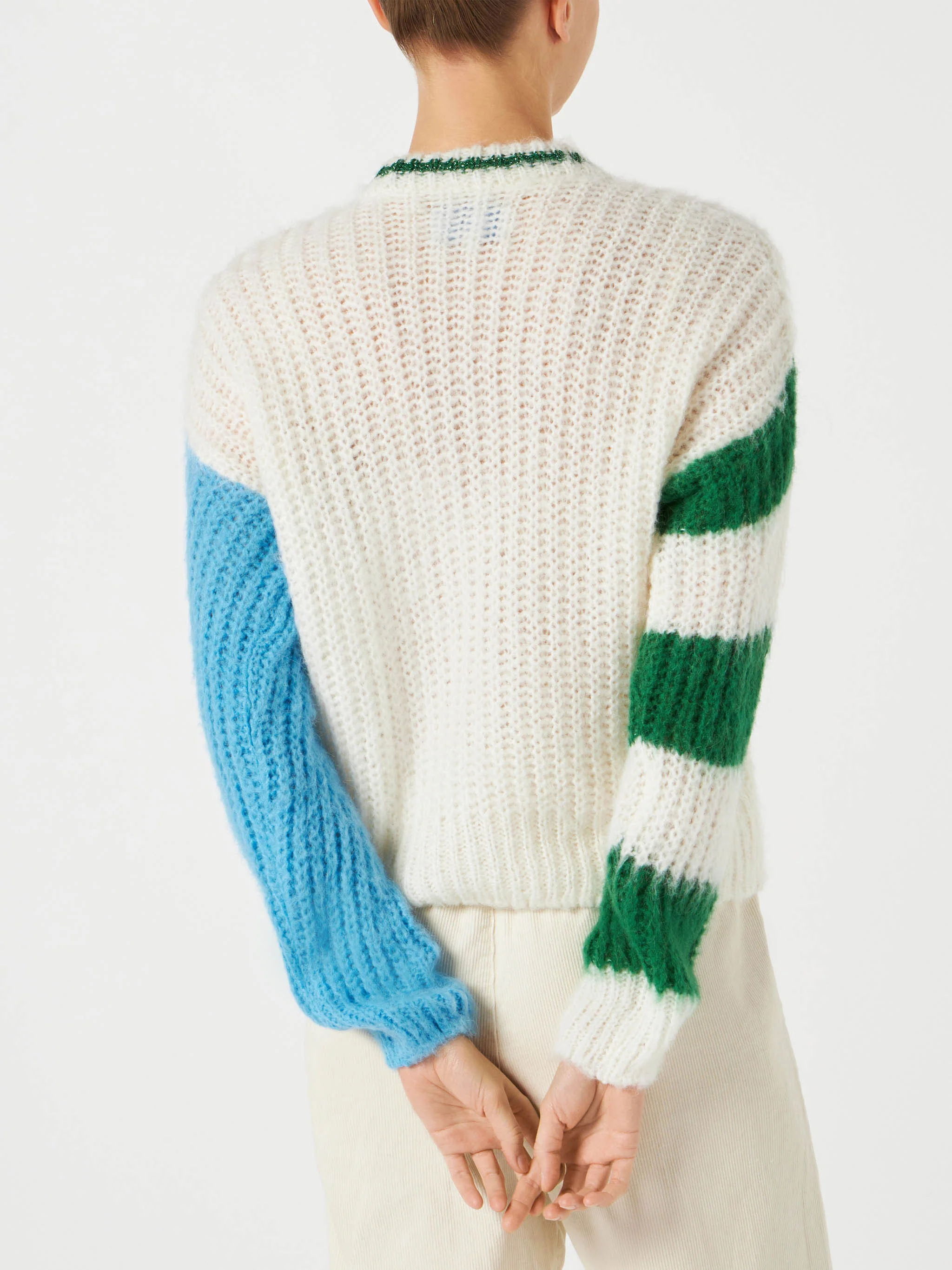 Maglia Danya Soft con ricamo lettering e patch cuori - Image 3