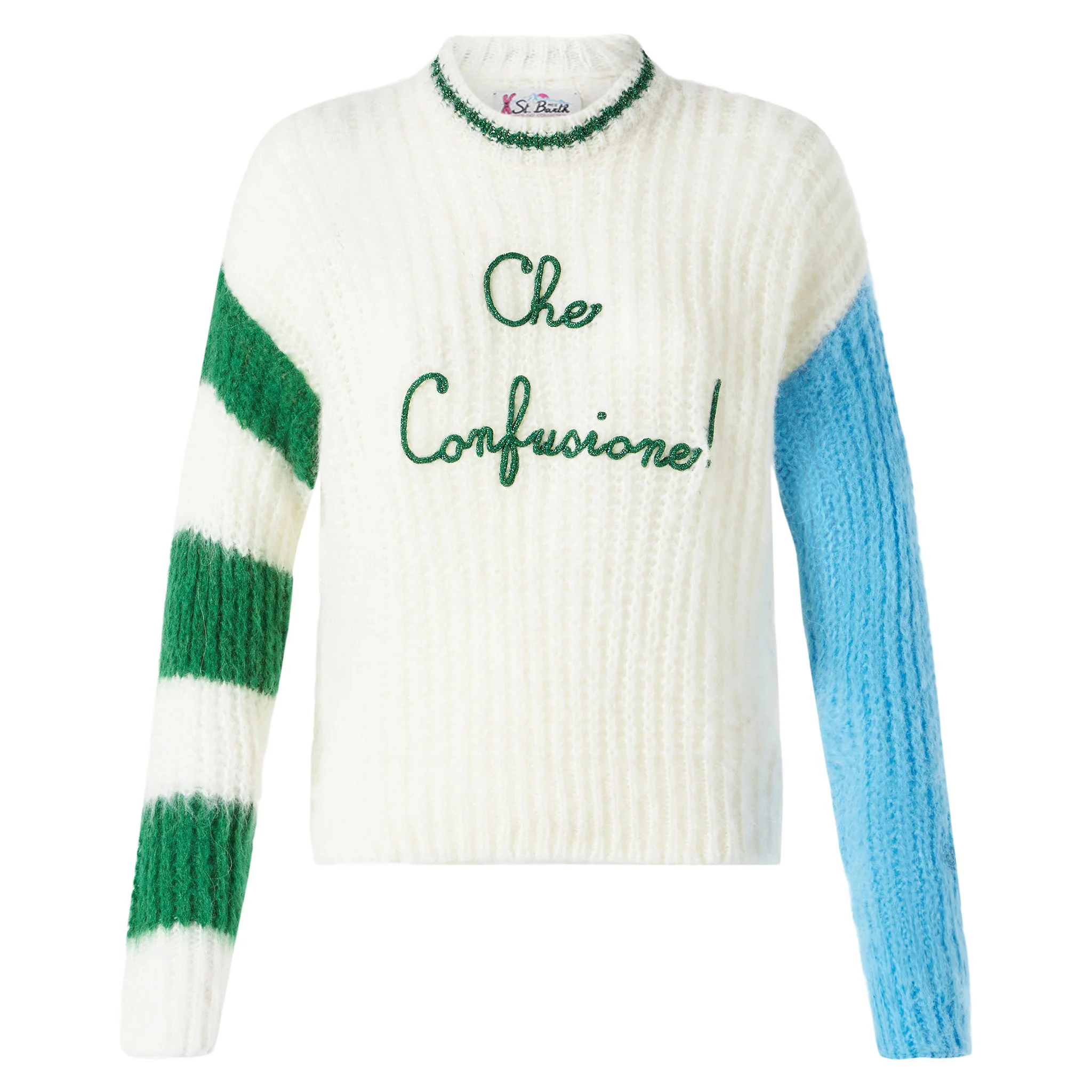 Maglia Danya Soft con ricamo lettering e patch cuori - Image 4