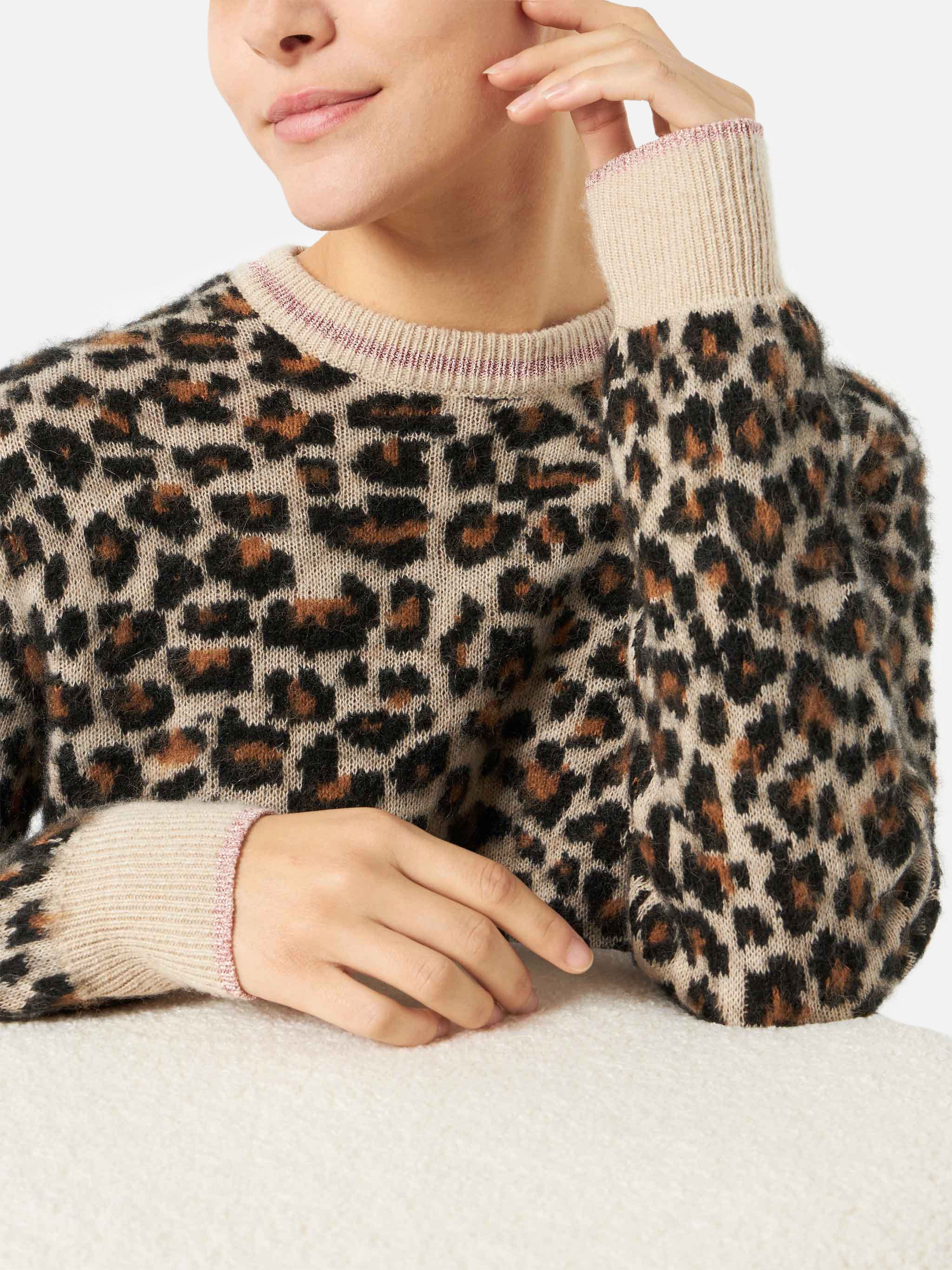 Maglione New Queen Soft con fantasia animalier - Image 2