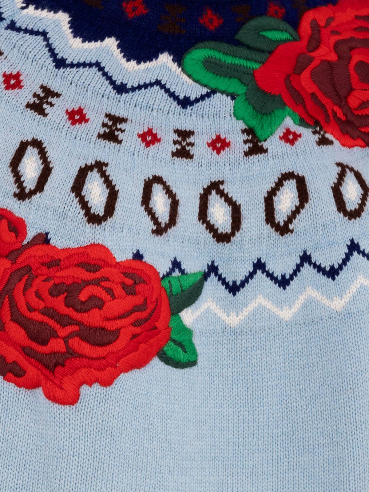 Maglia Meghan in misto cashmere con jacquard  - Image 6