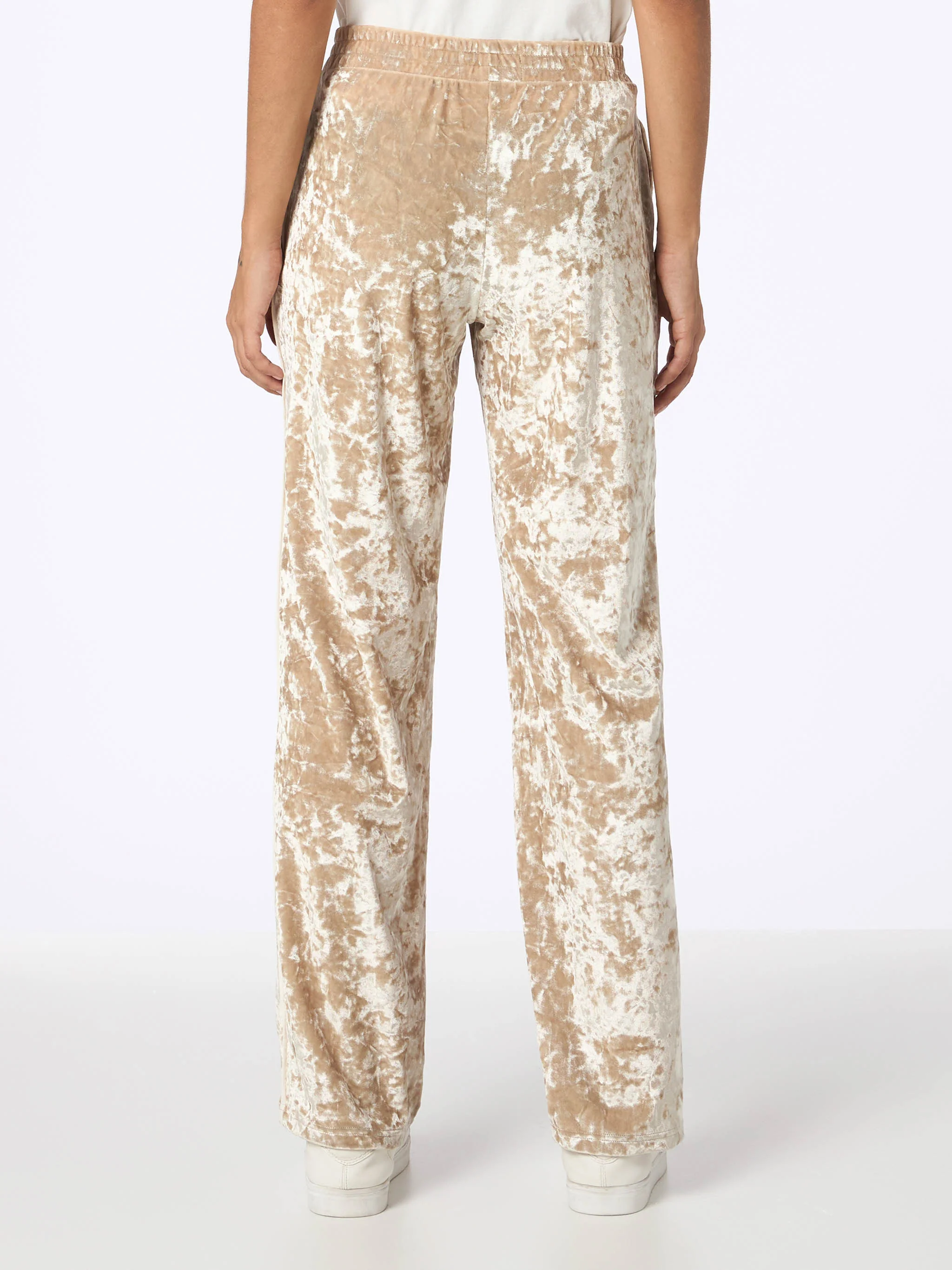 Pantaloni Yvonne in ciniglia beige - Image 2