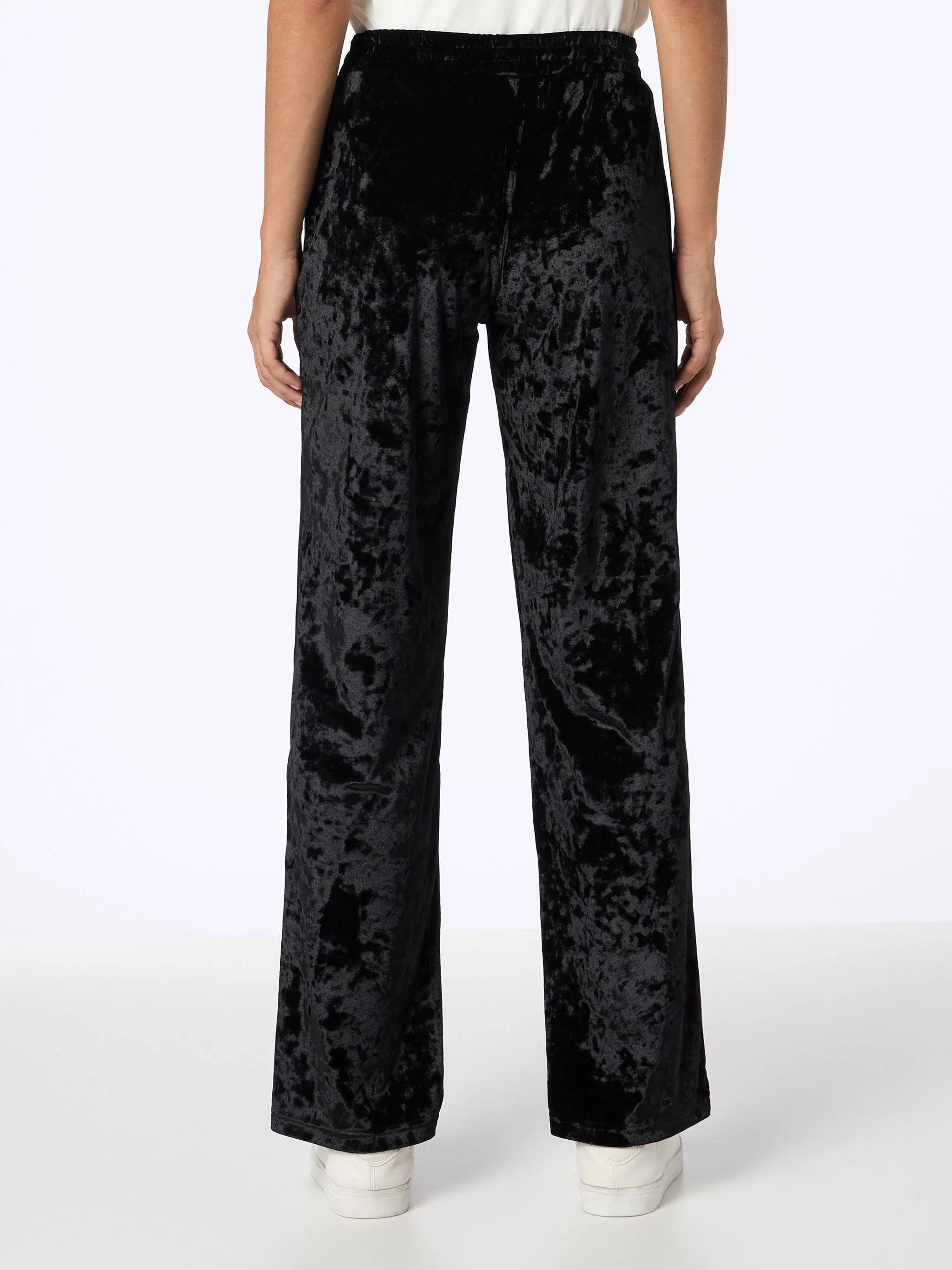 Pantaloni Yvonne in ciniglia nera - Image 2